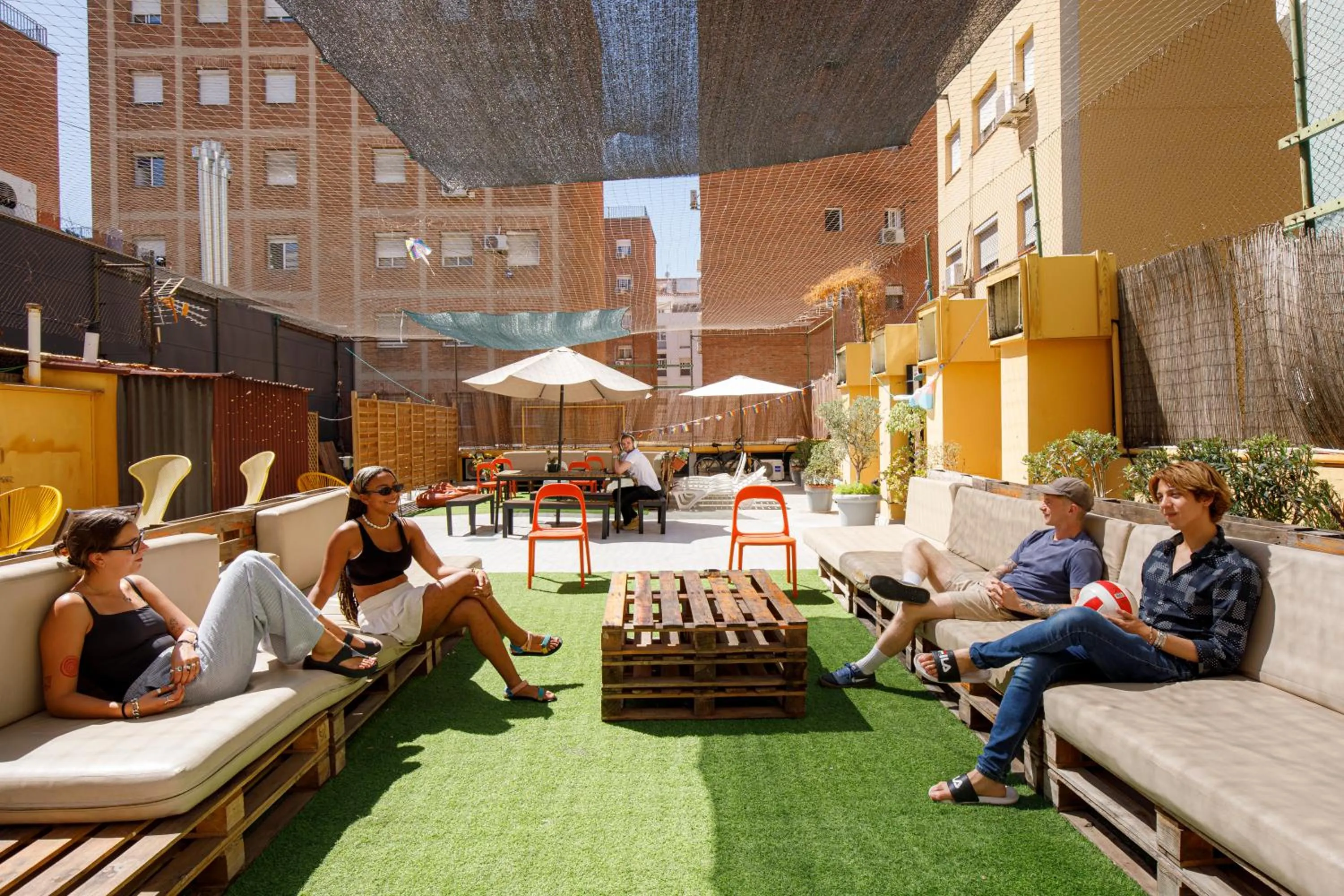 Patio in Onefam Les Corts