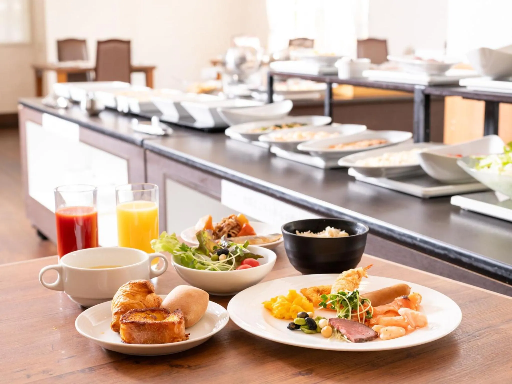 Food and drinks in Hashidate Bay Hotel