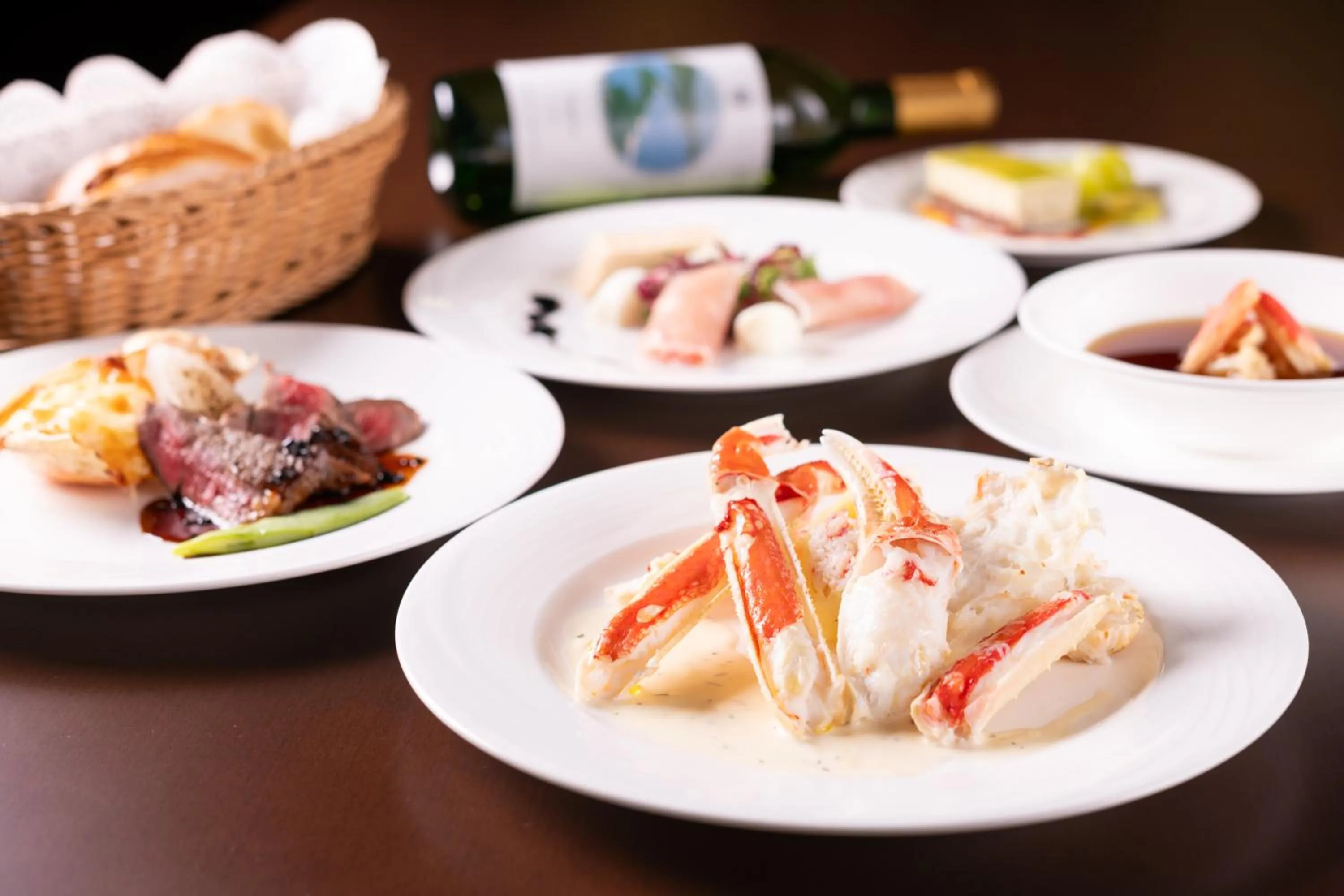 Food close-up in Hashidate Bay Hotel