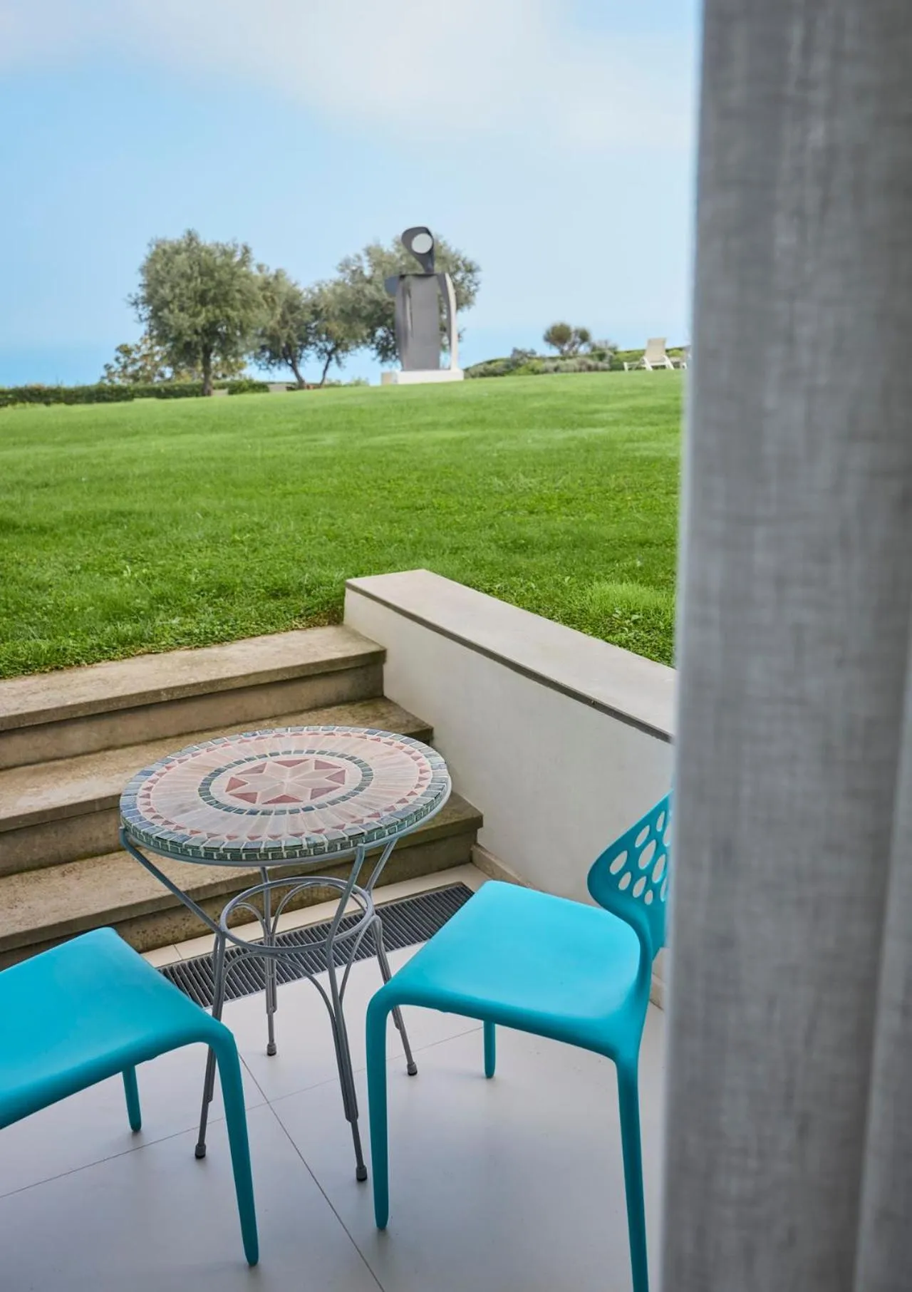 Garden view in Hotel Emilia