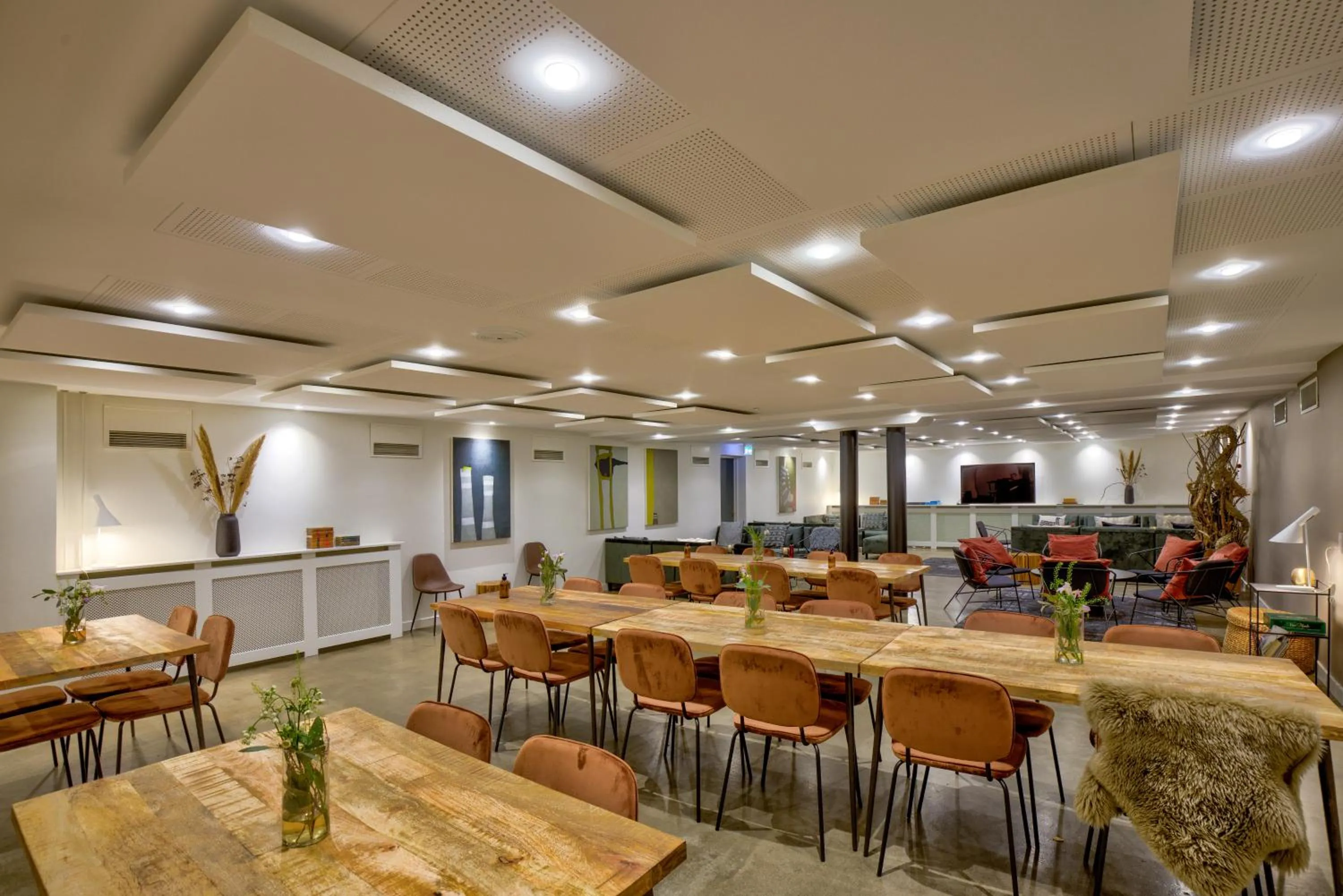 Lounge or bar in Skarrildhus Sinatur Hotel & Konference