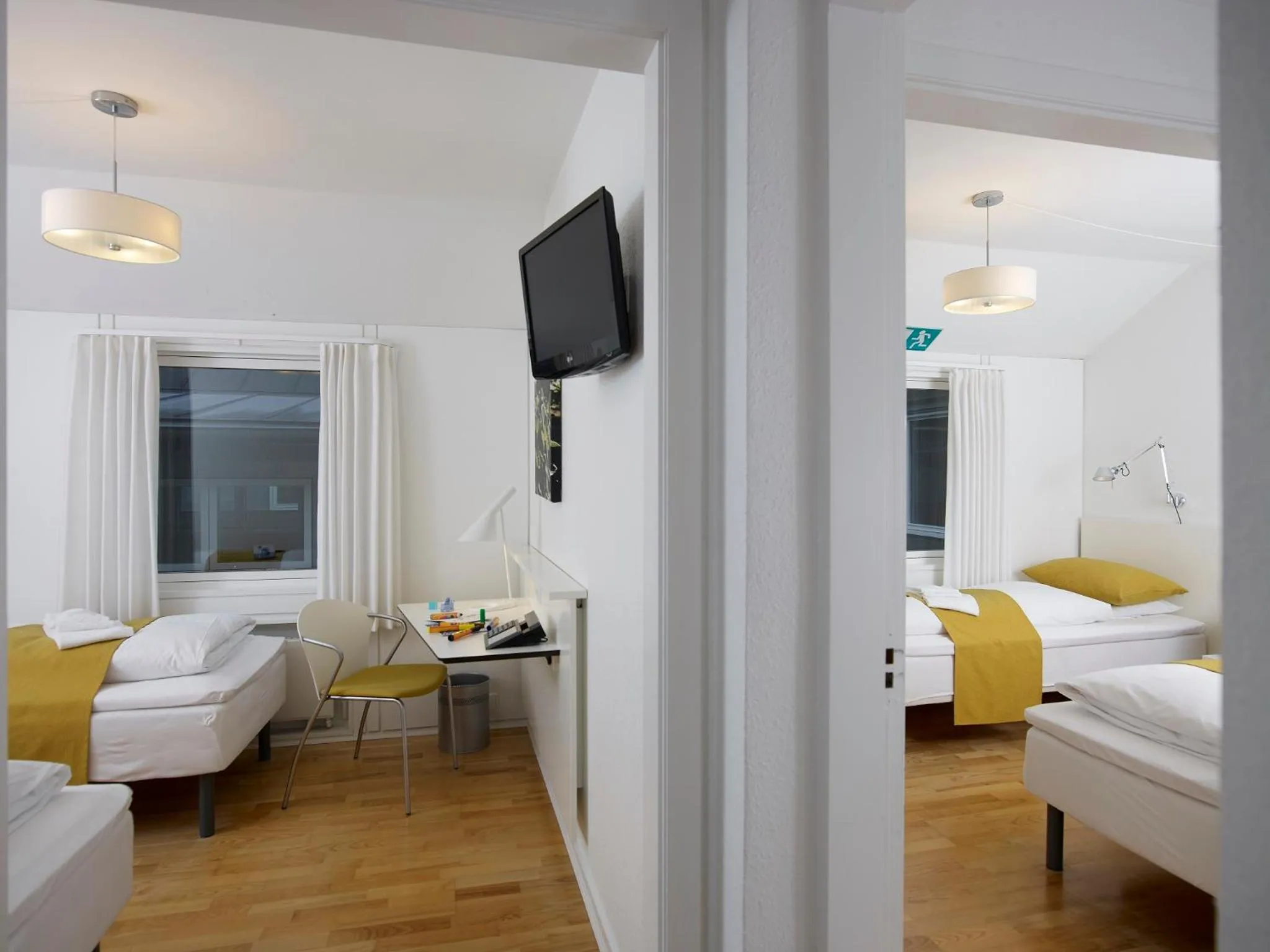 Bed in Skarrildhus Sinatur Hotel & Konference