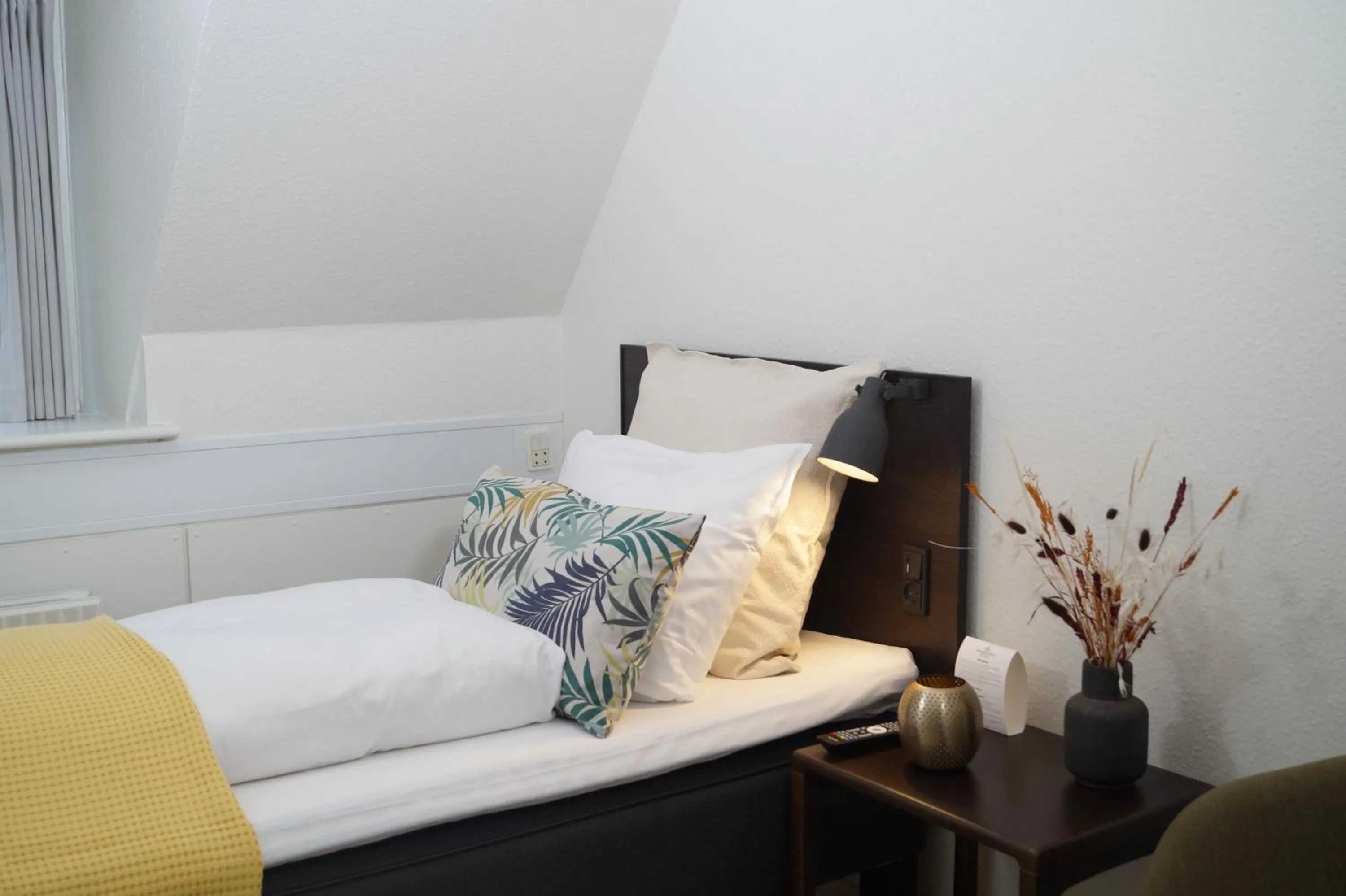 Bed in Skarrildhus Sinatur Hotel & Konference