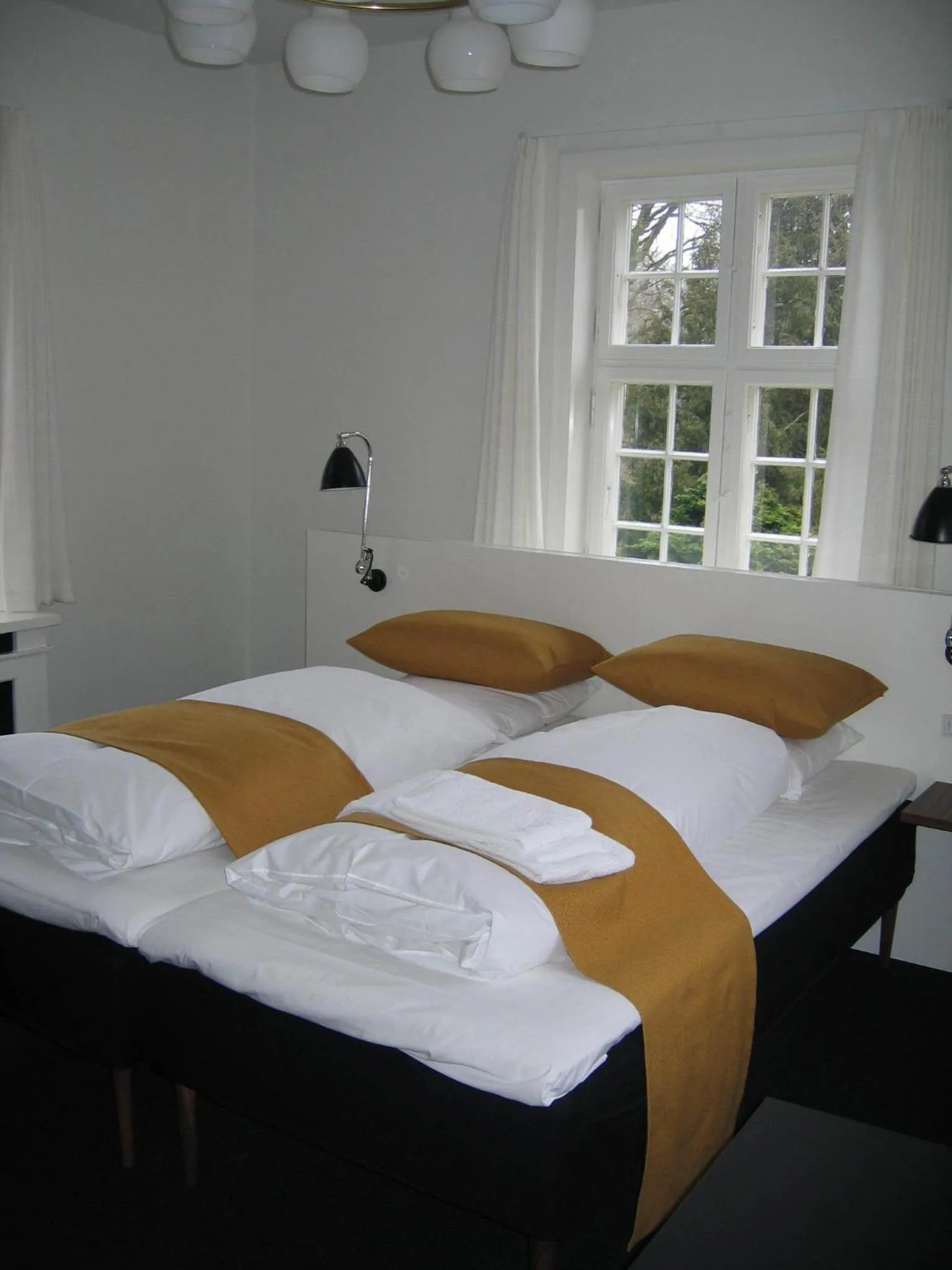 Bed in Skarrildhus Sinatur Hotel & Konference