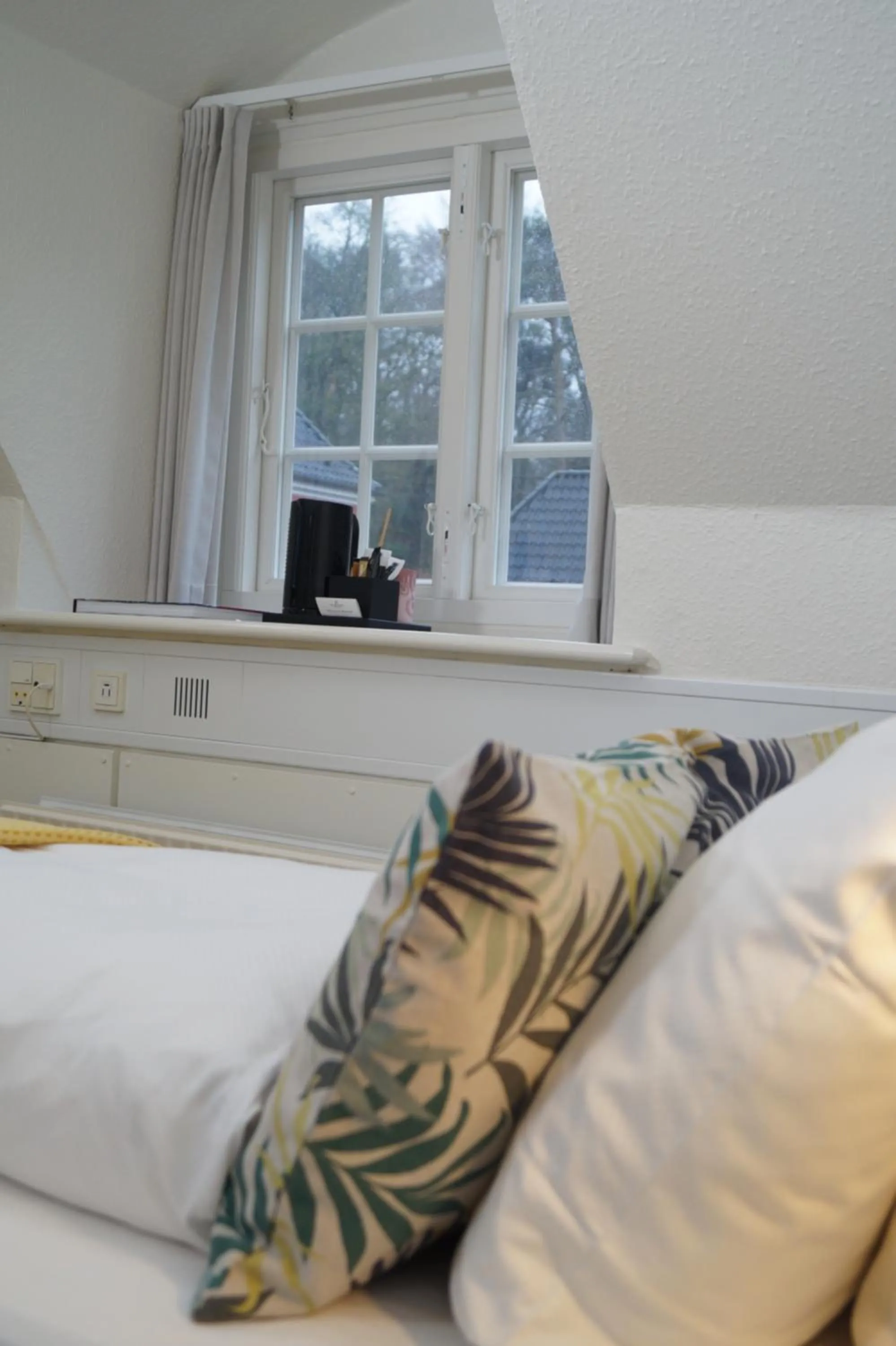 Decorative detail, Bed in Skarrildhus Sinatur Hotel & Konference