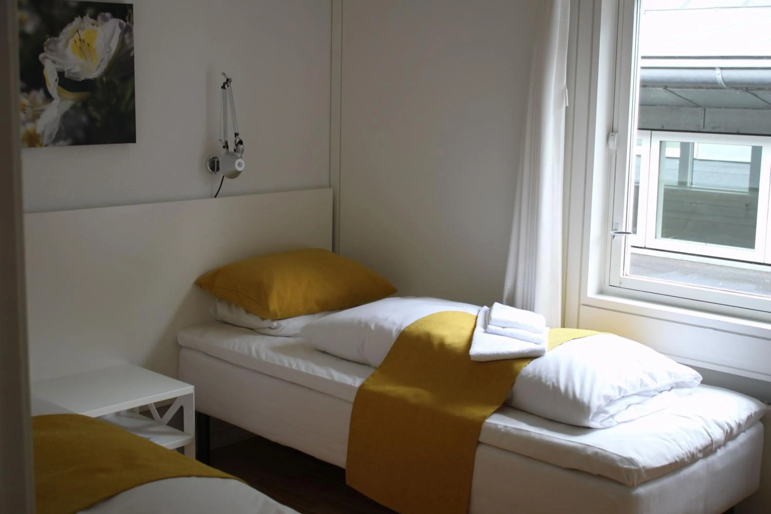 Bed in Skarrildhus Sinatur Hotel & Konference