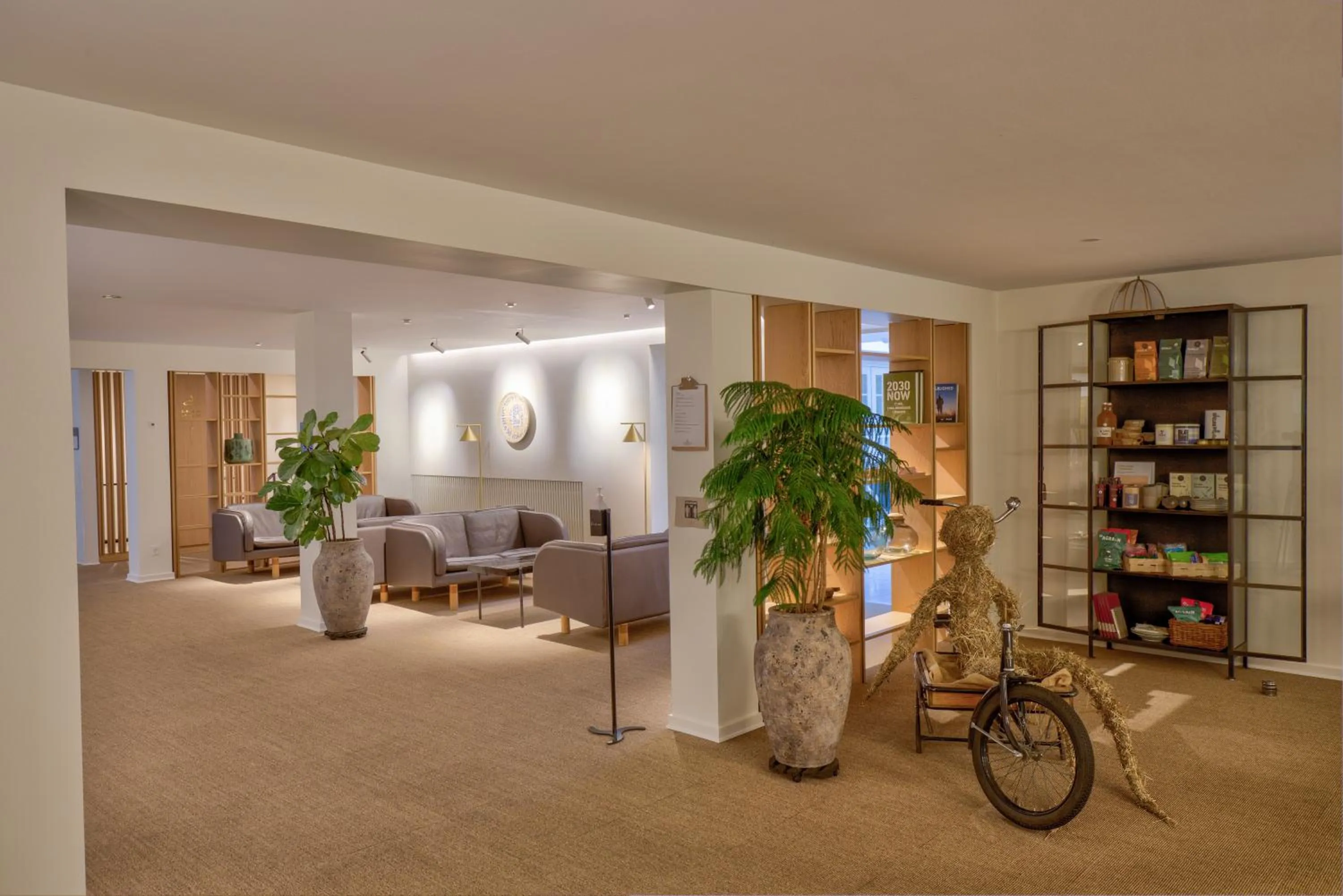 Lobby or reception in Skarrildhus Sinatur Hotel & Konference