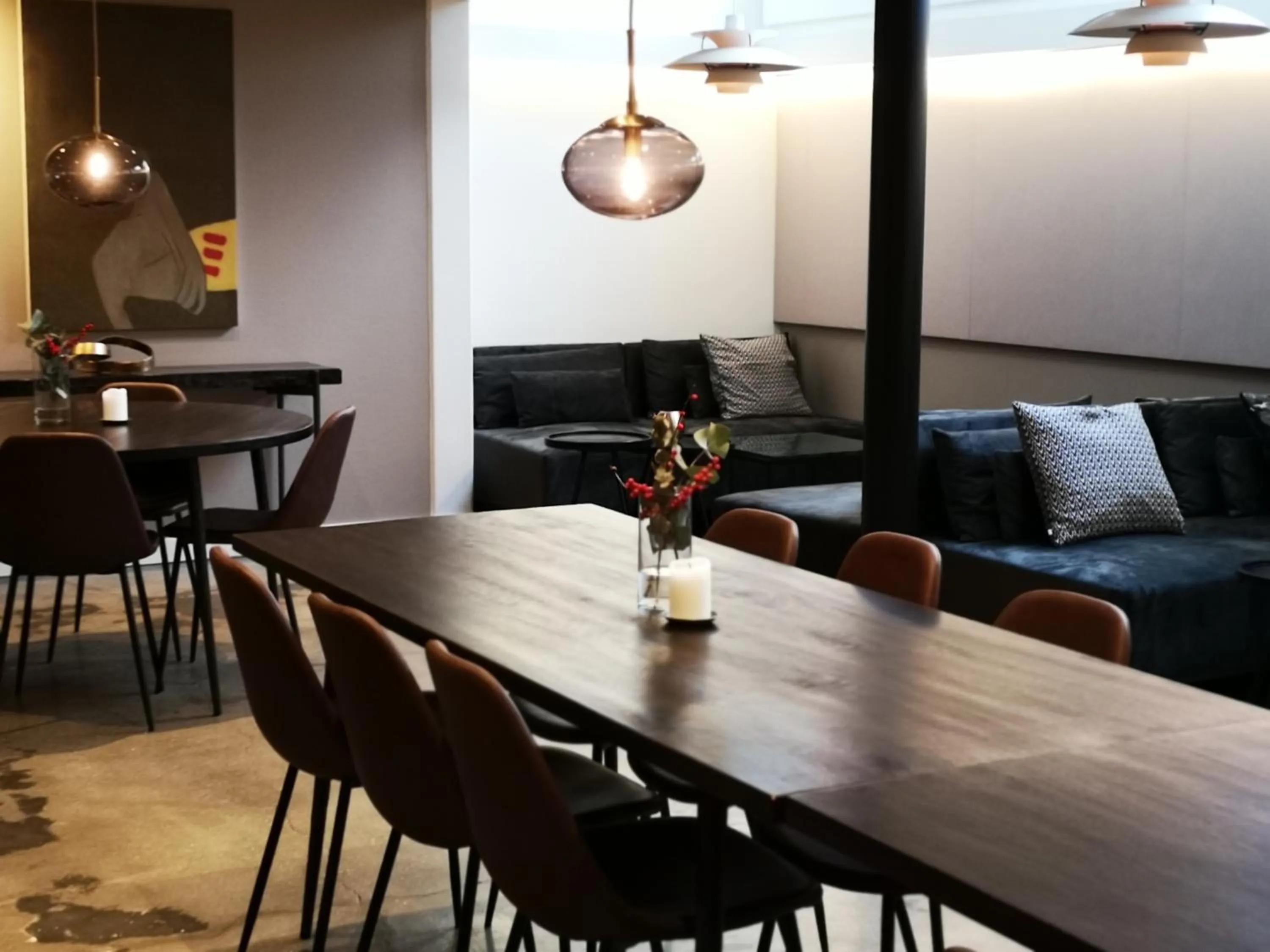 Lounge or bar in Skarrildhus Sinatur Hotel & Konference