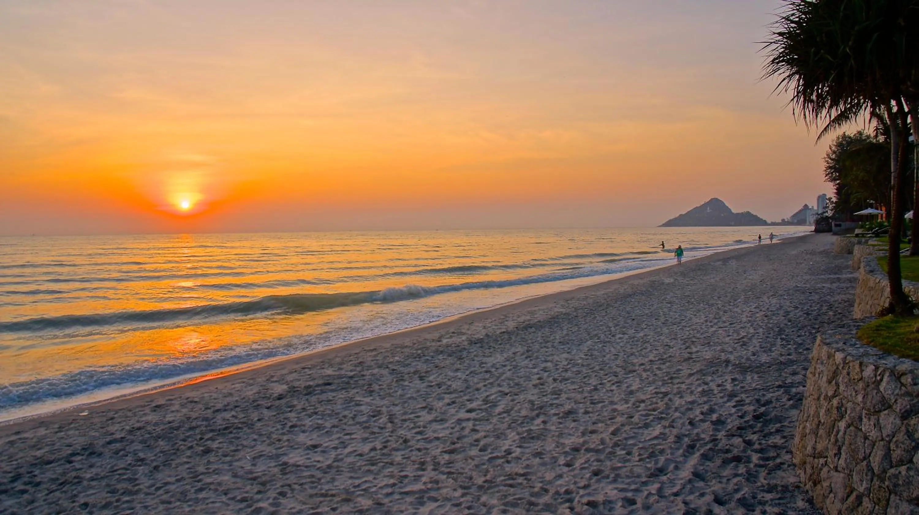 Beach in Hyatt Regency Hua Hin