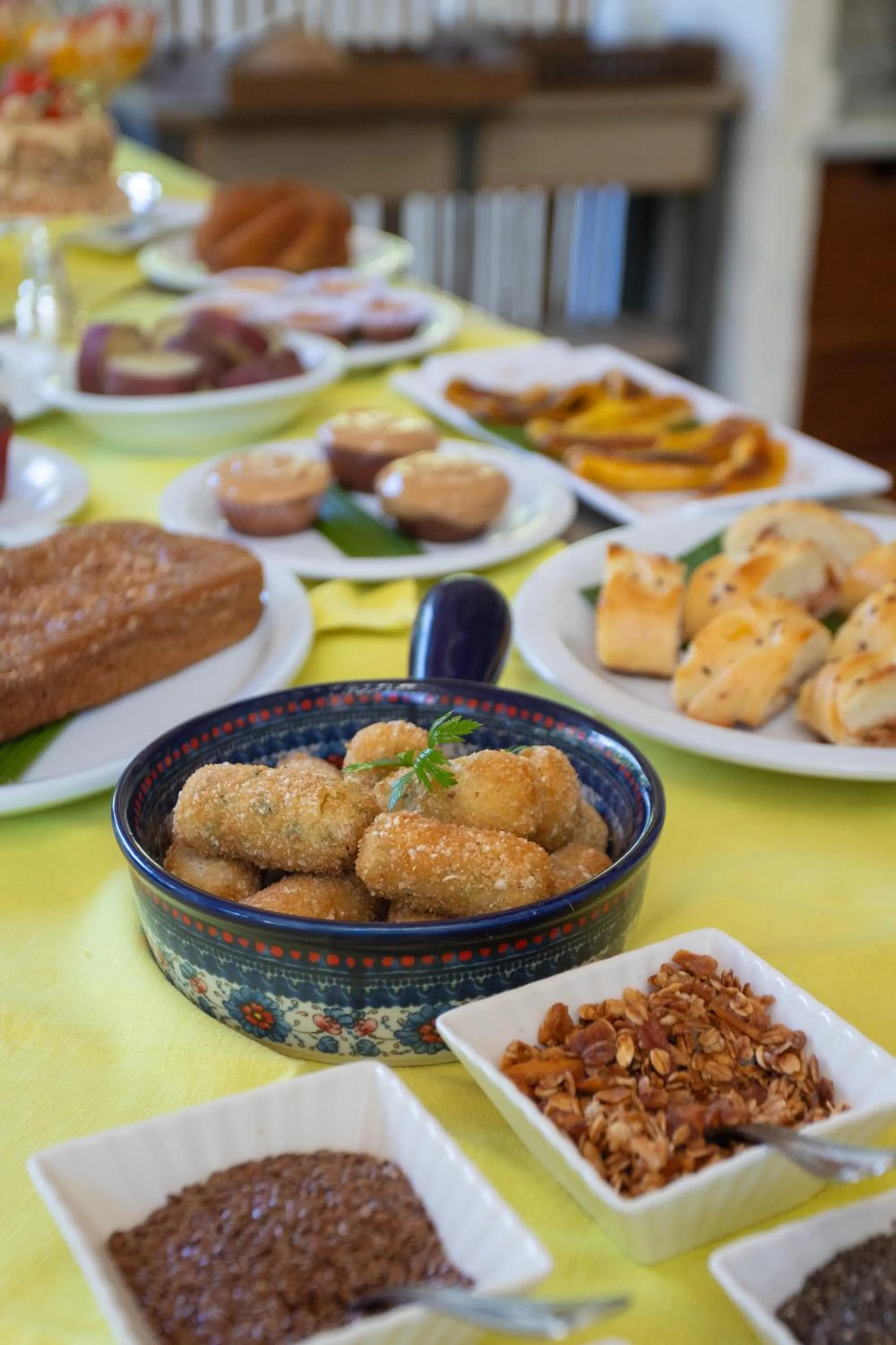 Buffet breakfast in Santa Fe Casas- Quadrado Trancoso