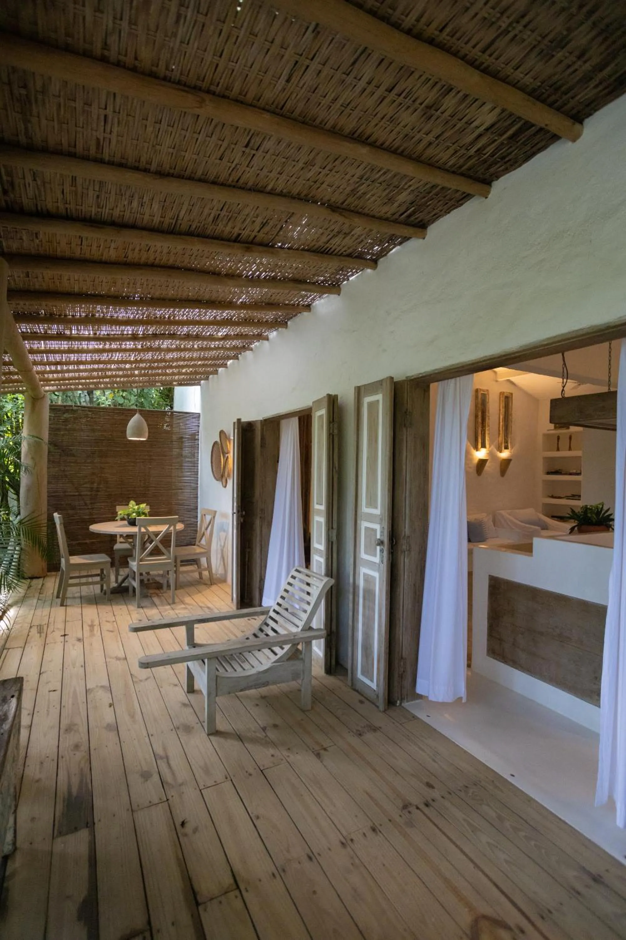 Seating area in Santa Fe Casas- Quadrado Trancoso