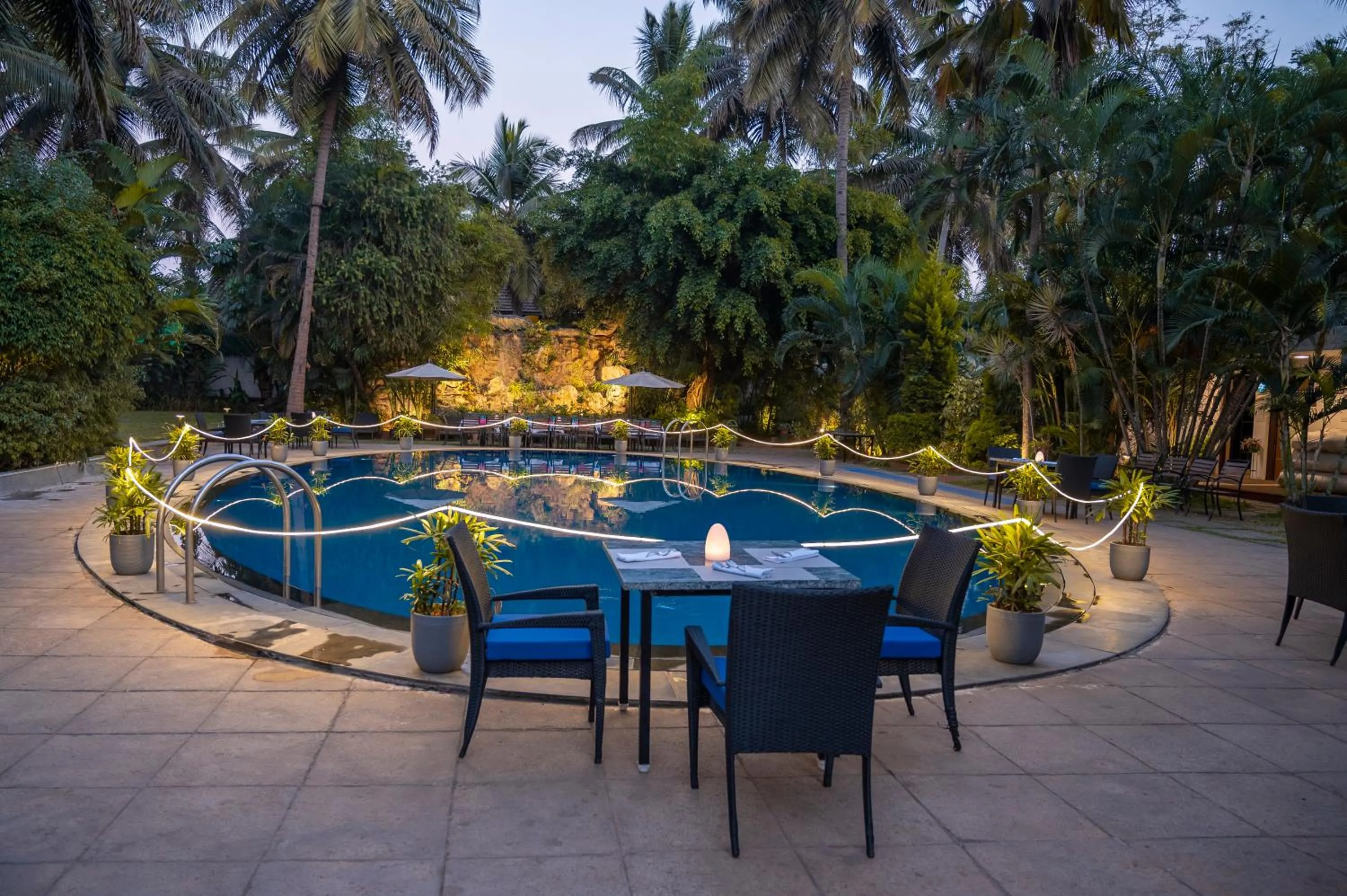 Swimming pool in Southern Star,Mysore