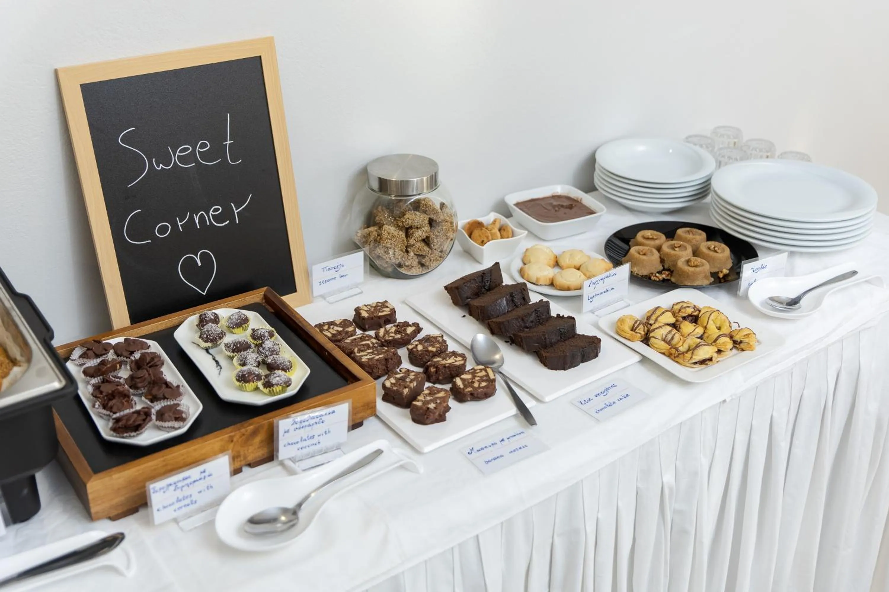 Food in Athina Beach Hotel