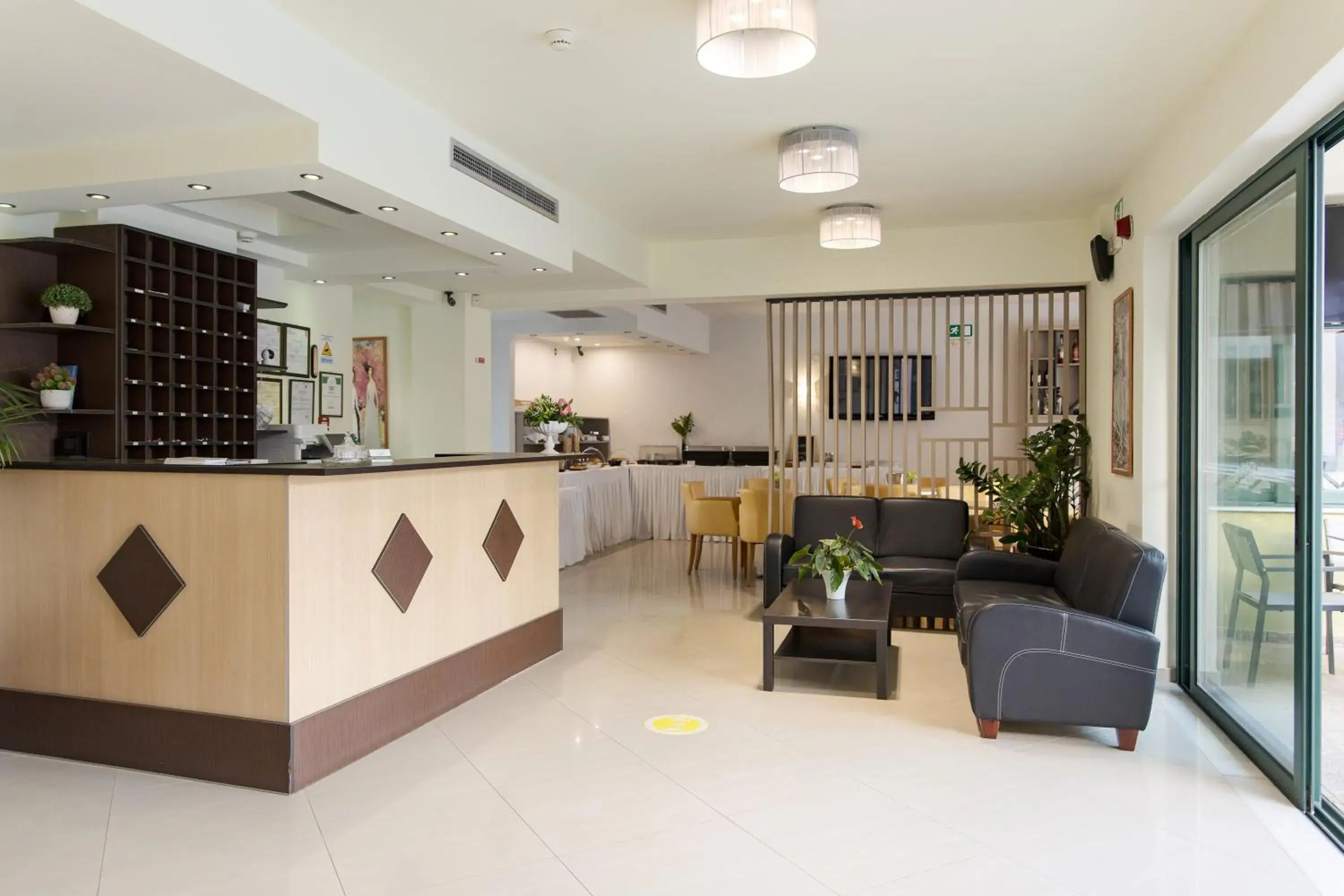 Lobby or reception in Athina Beach Hotel Lobby or reception in Athina Beach Hotel