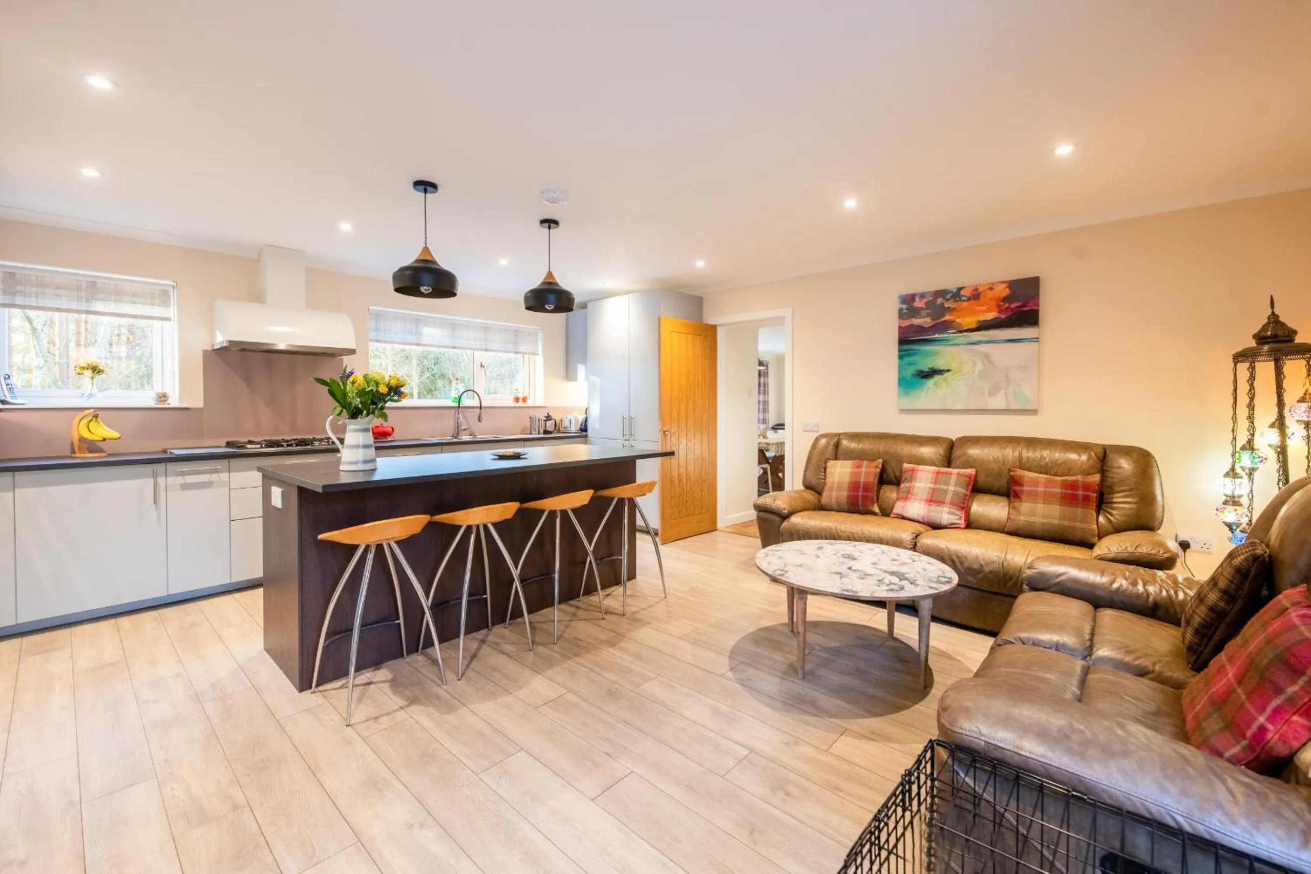 Kitchen or kitchenette in Silverbridge Lodge