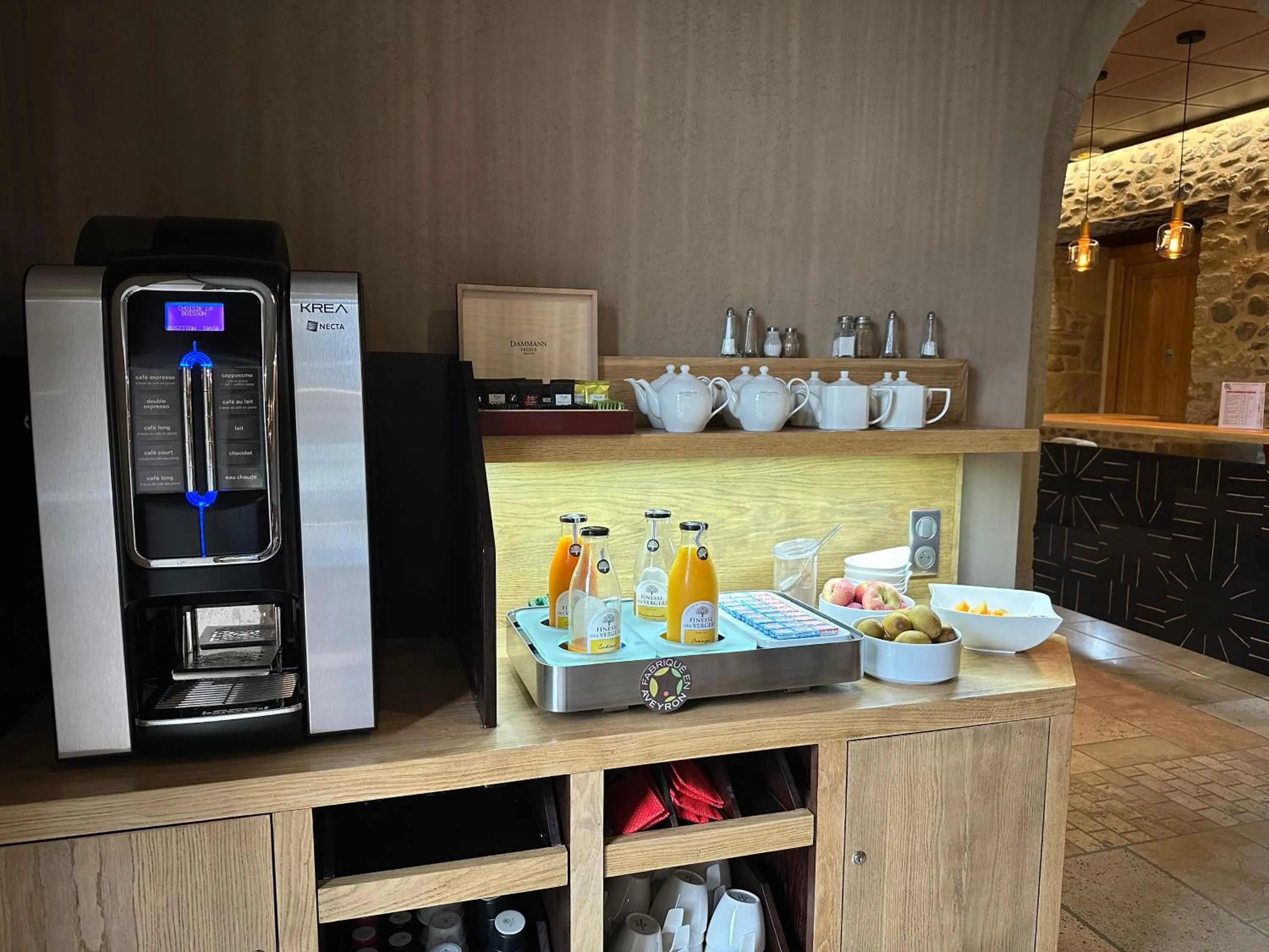 Buffet breakfast in Château de la Falque, The Originals Relais