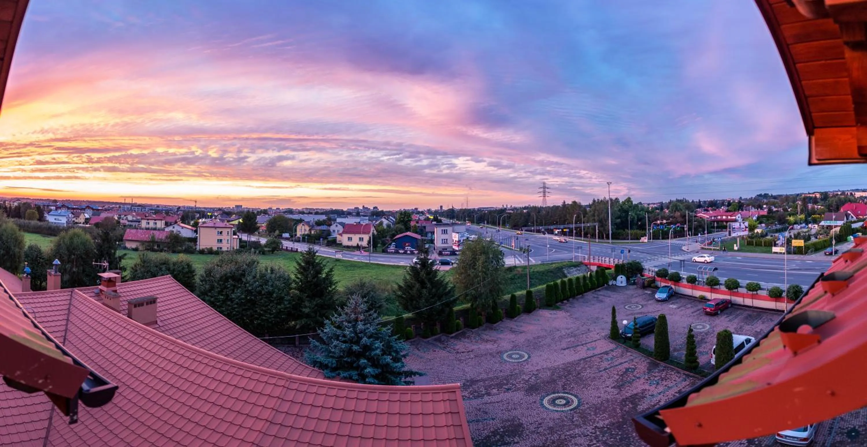 Sunset in Hotel Villa Riviera