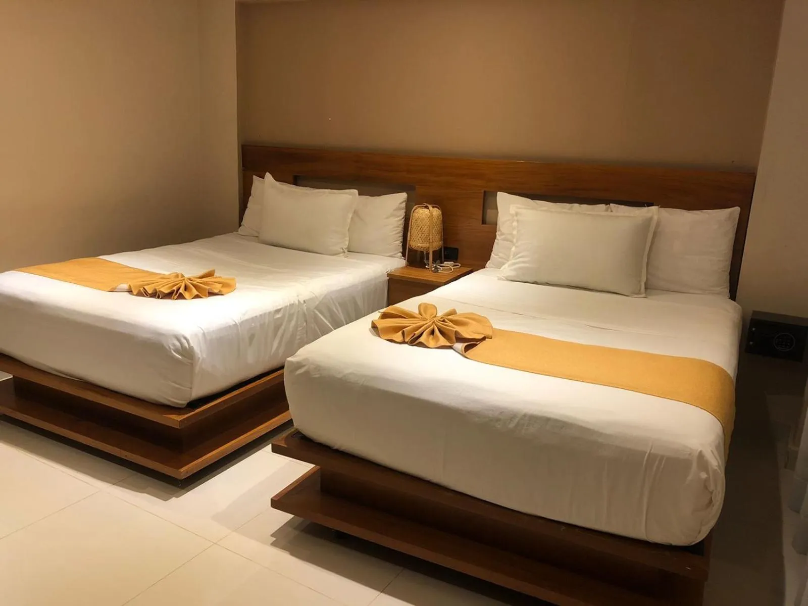 Bed in Hotel Sand Bay