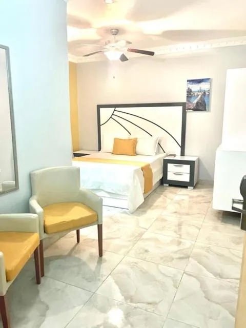 Bed in Hotel Sand Bay