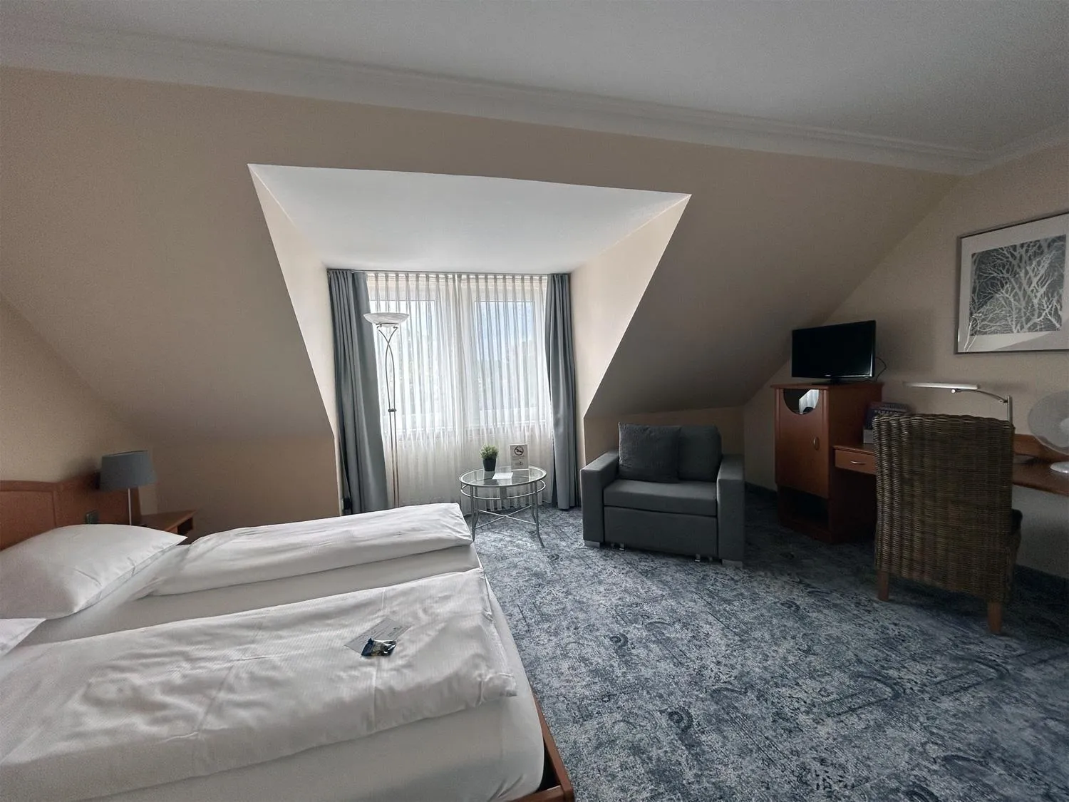 Bed in Hotel & Restaurant Prüser´s Gasthof