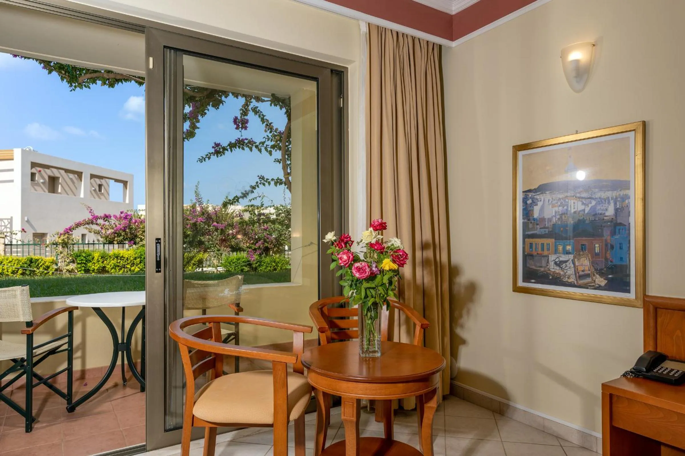 Balcony/Terrace in Hydramis Palace Beach Resort