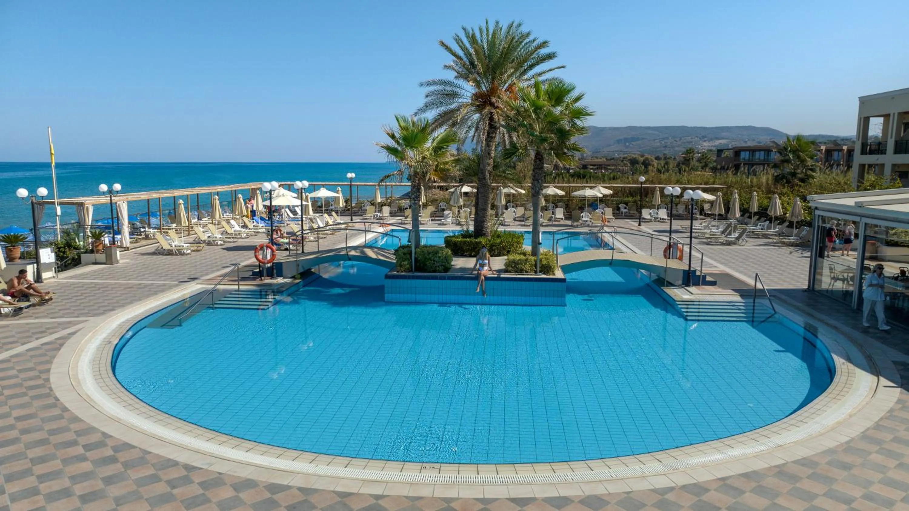 Pool view in Hydramis Palace Beach Resort