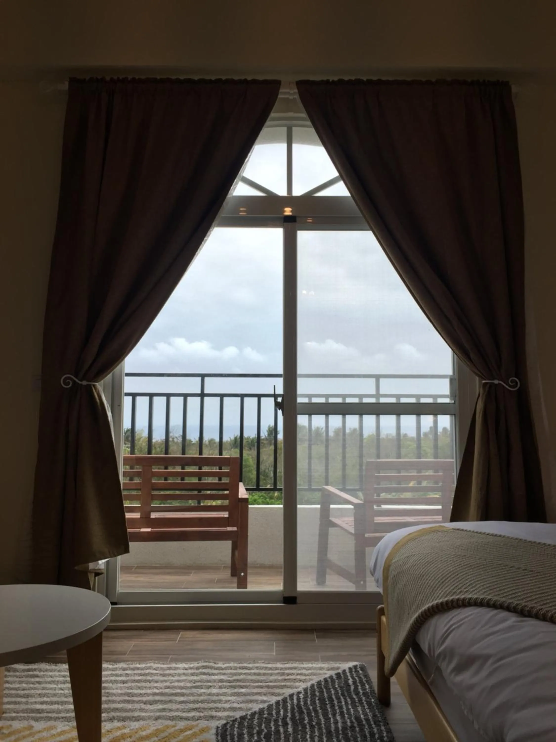 Balcony/Terrace, Bed in Lanshan House