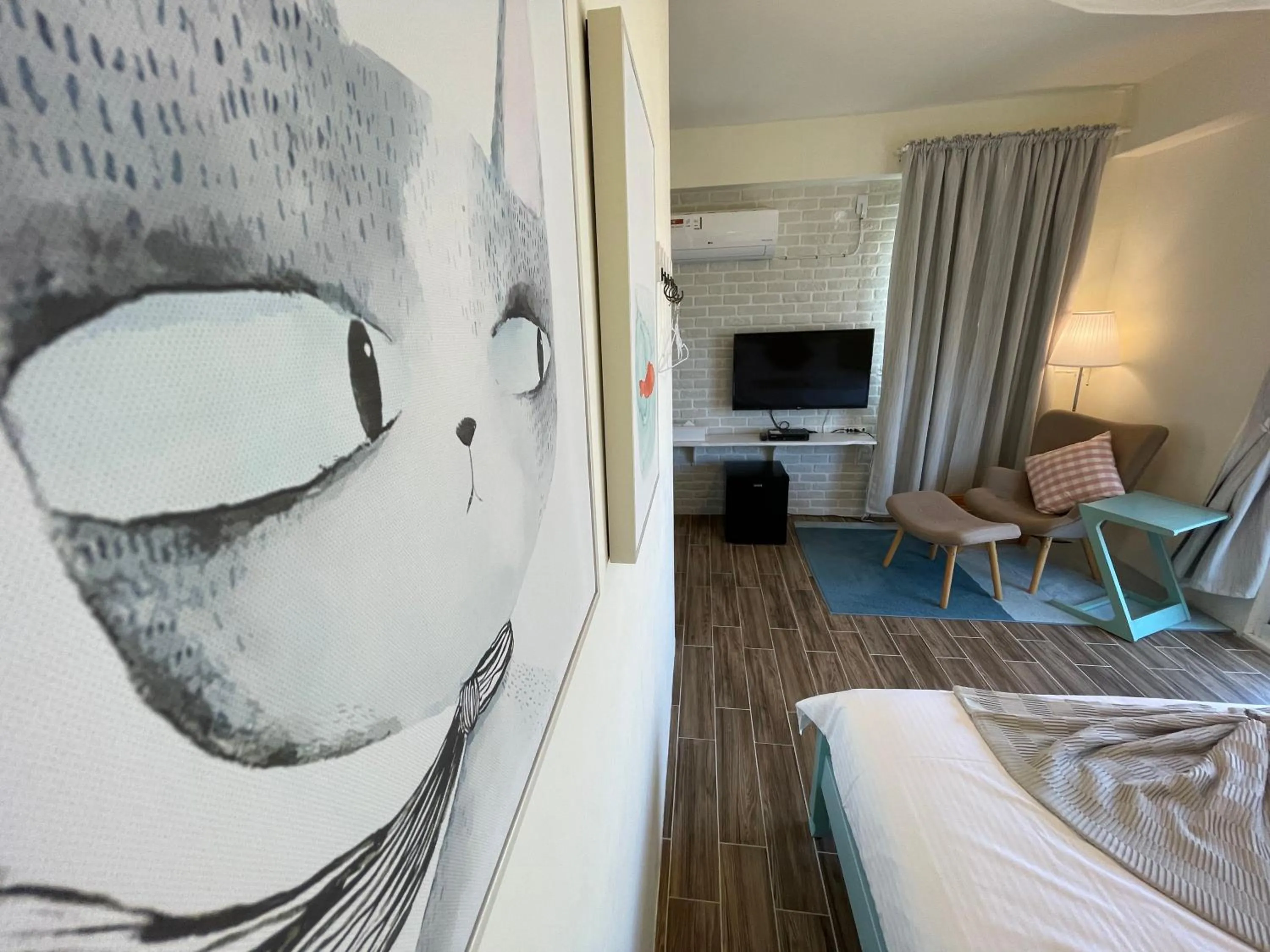 Bedroom, Bed in Lanshan House