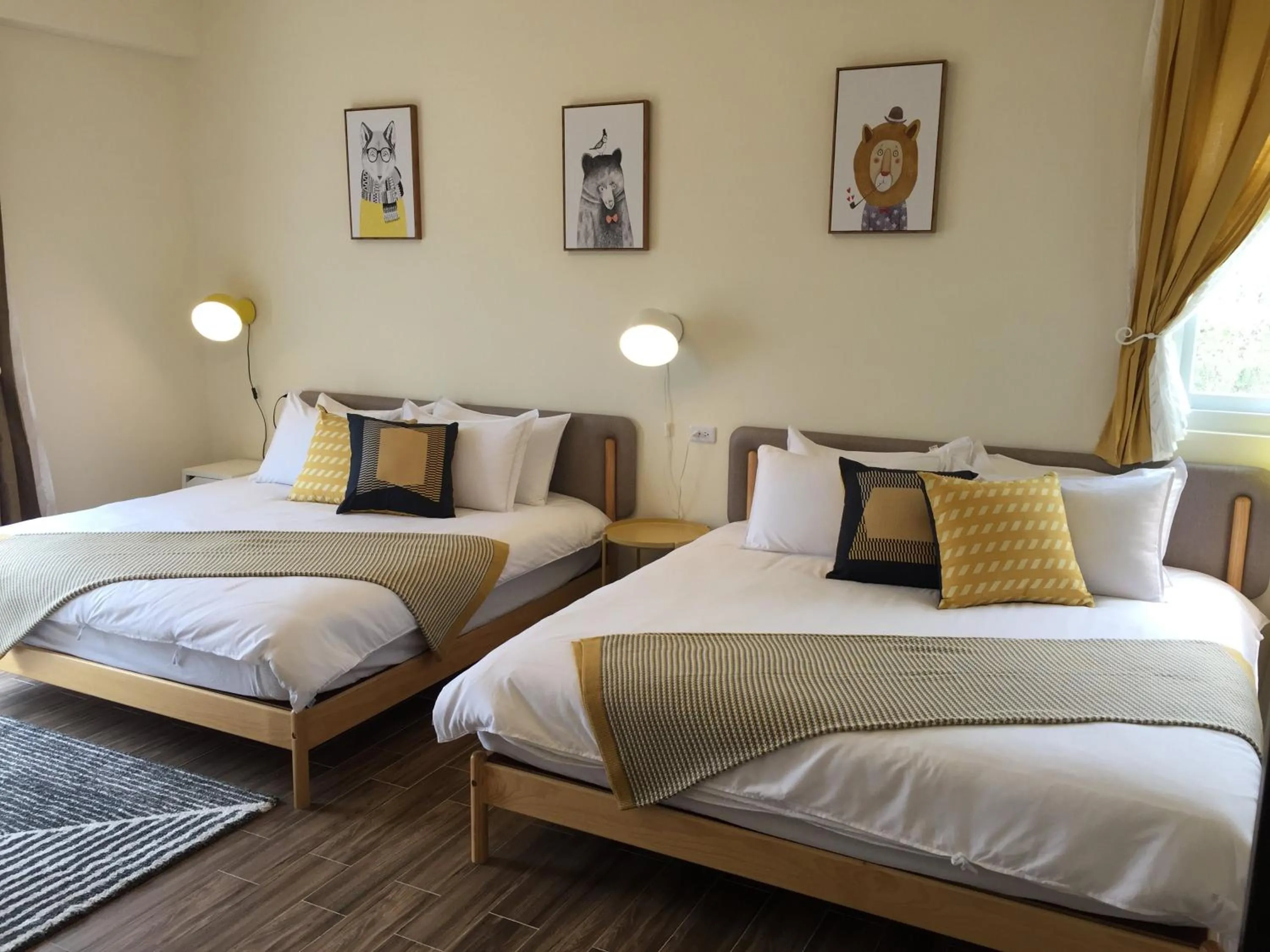 Bedroom, Bed in Lanshan House