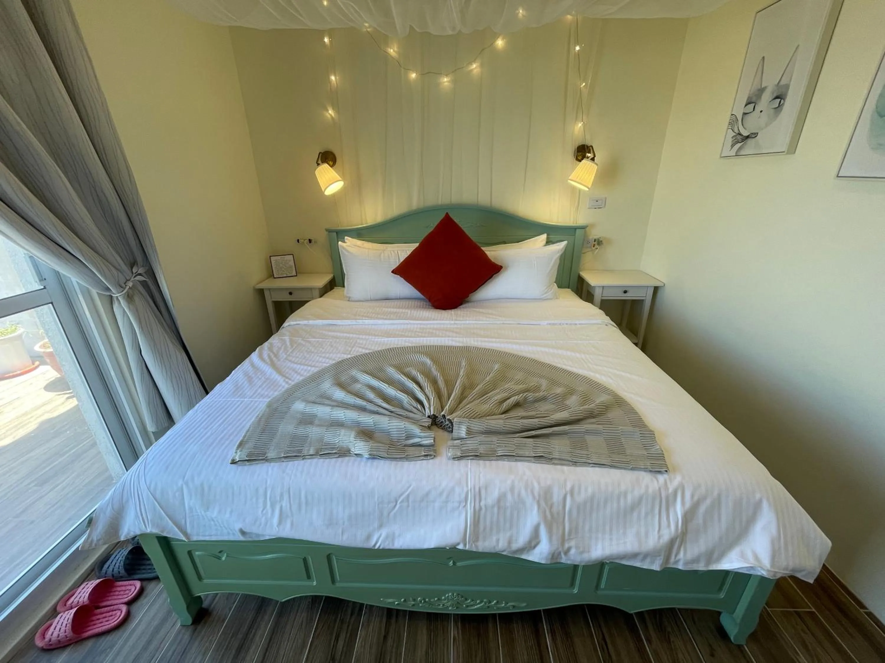 Bedroom, Bed in Lanshan House