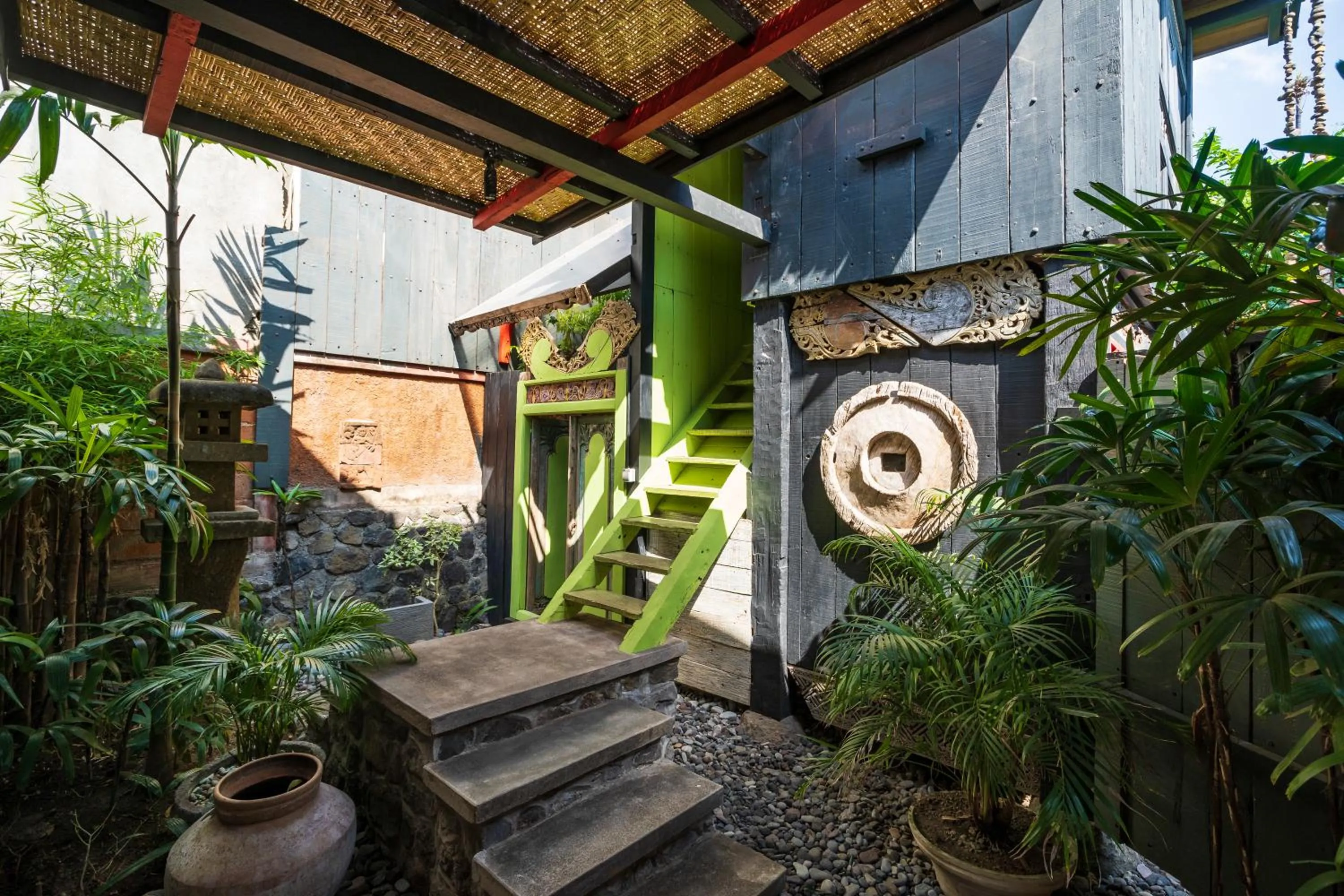 Facade/entrance in Amed Lodge by Sudamala Resorts