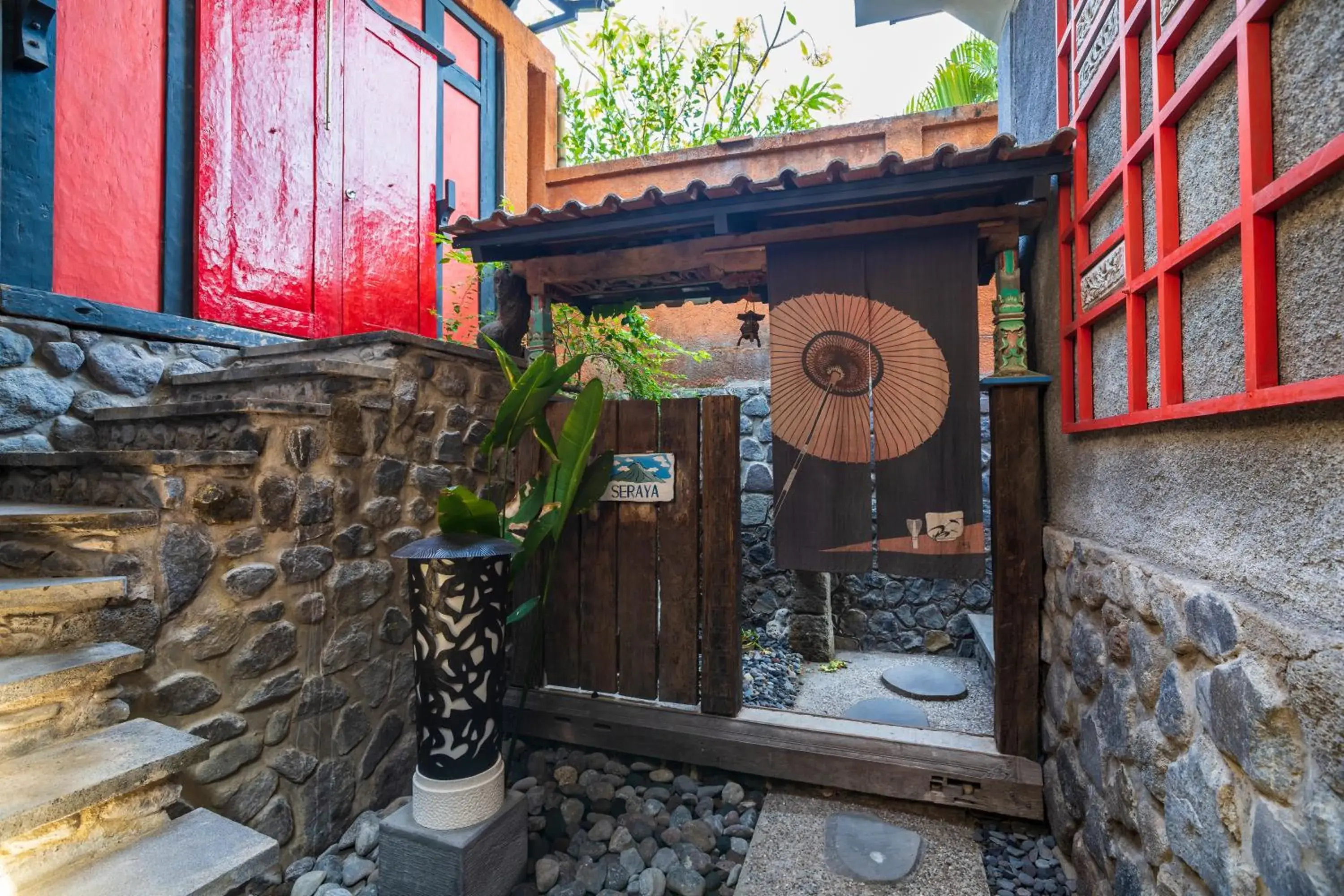 Facade/entrance in Amed Lodge by Sudamala Resorts Facade/entrance in Amed Lodge by Sudamala Resorts