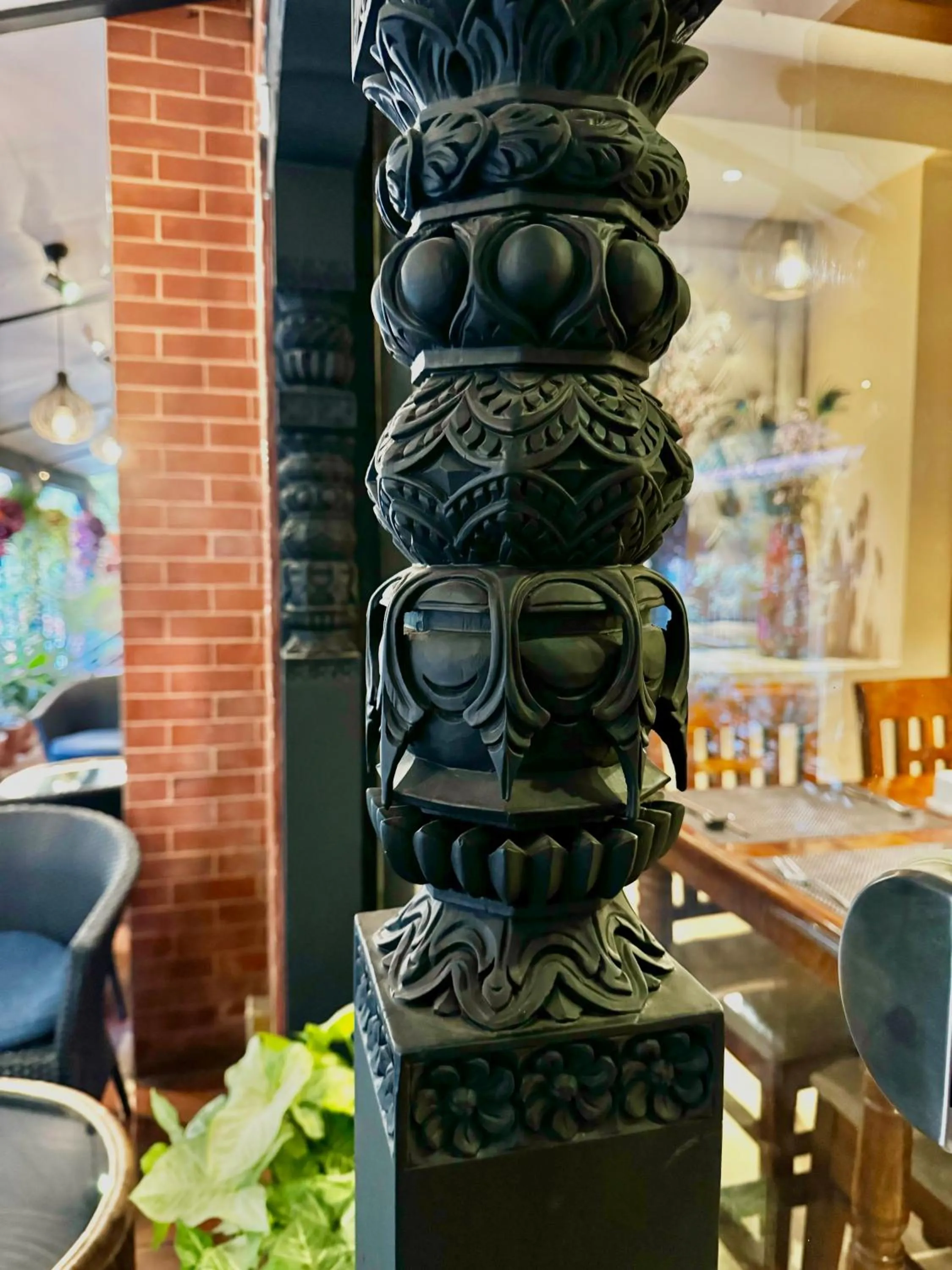 Decorative detail in Kumari Boutique Hotel