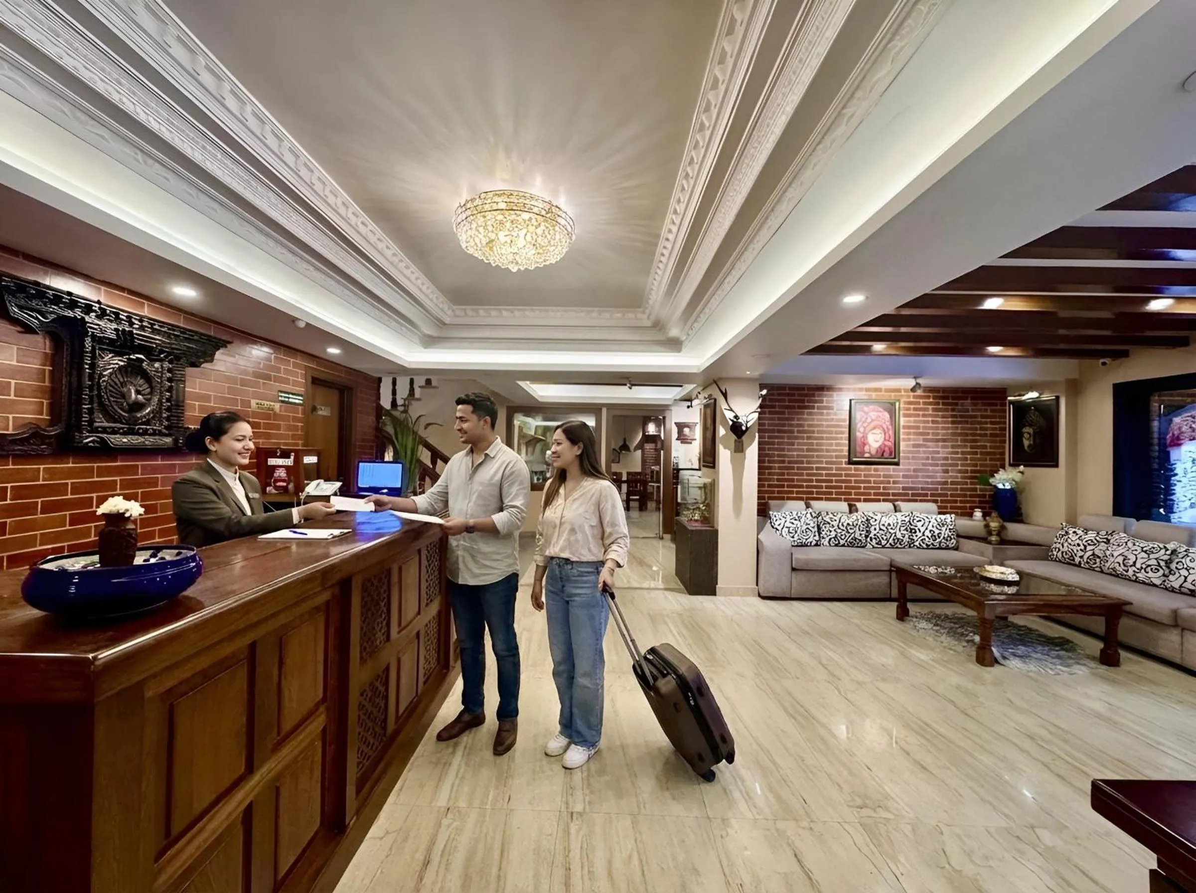 Lobby or reception in Kumari Boutique Hotel