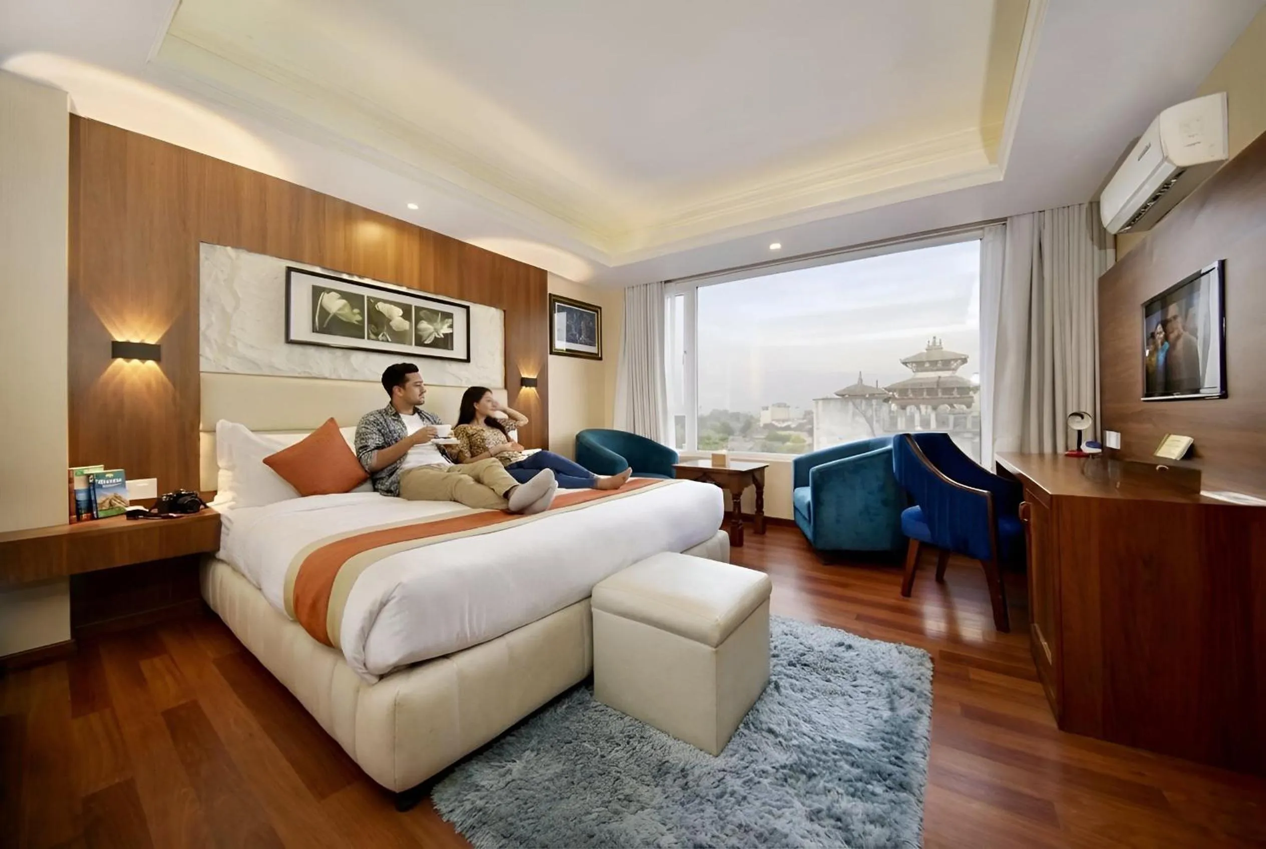 Bed in Kumari Boutique Hotel