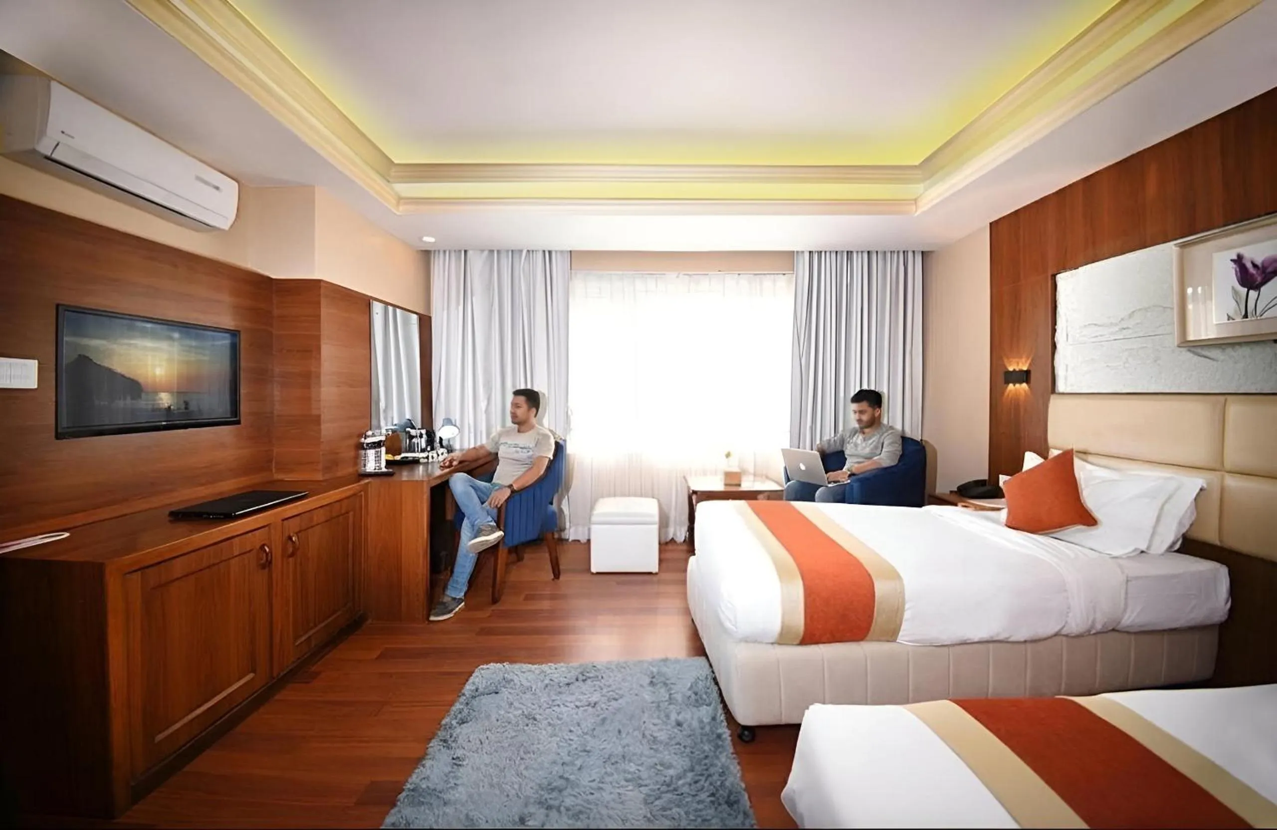 Bed in Kumari Boutique Hotel