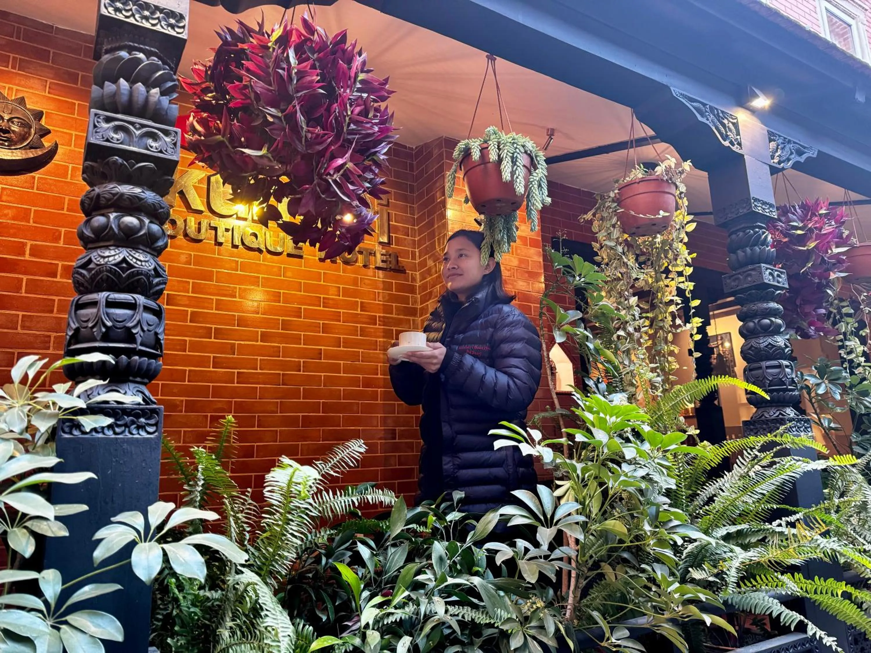 Garden view in Kumari Boutique Hotel