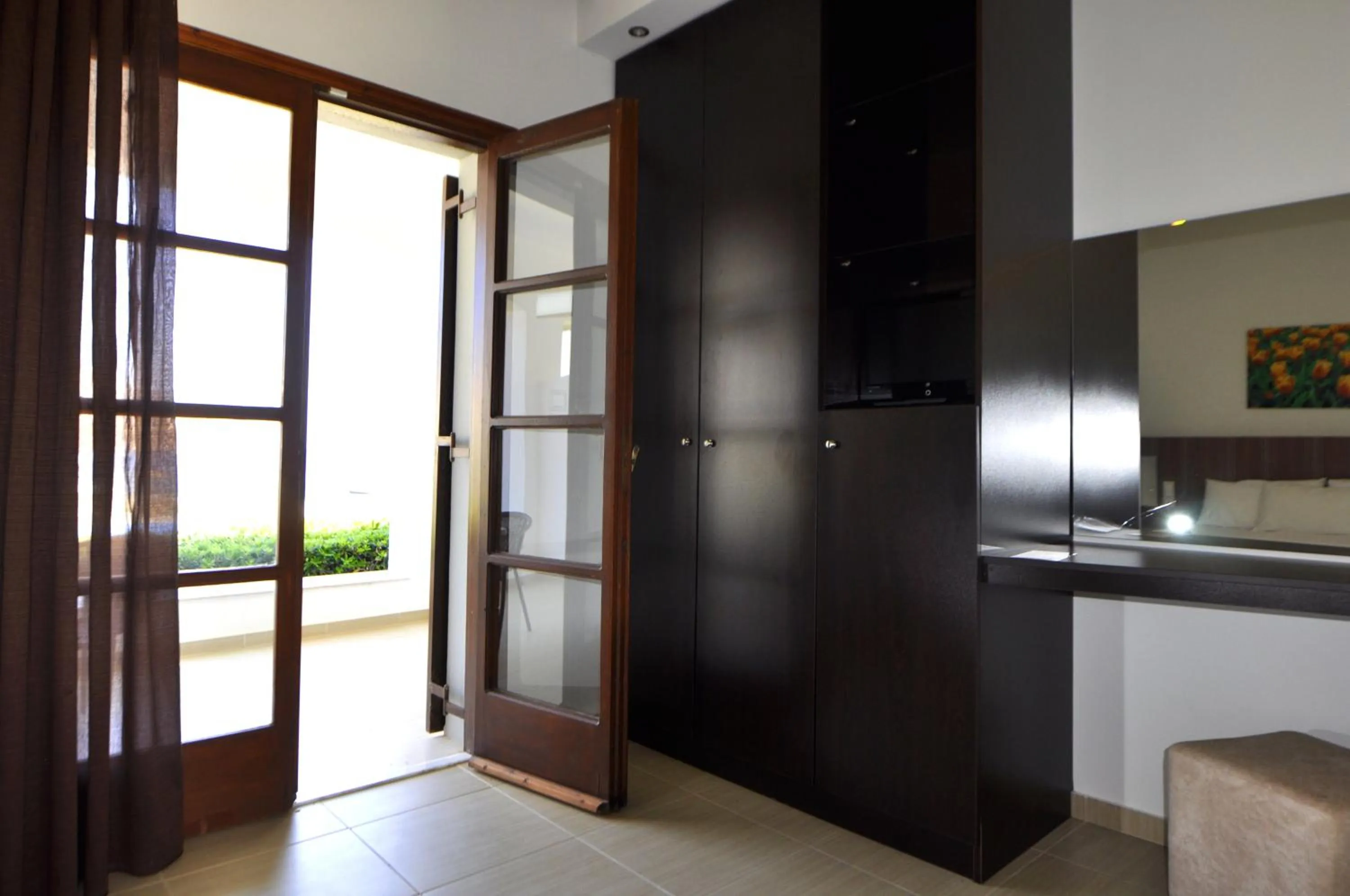 Bed in Tony's Beach Hotel