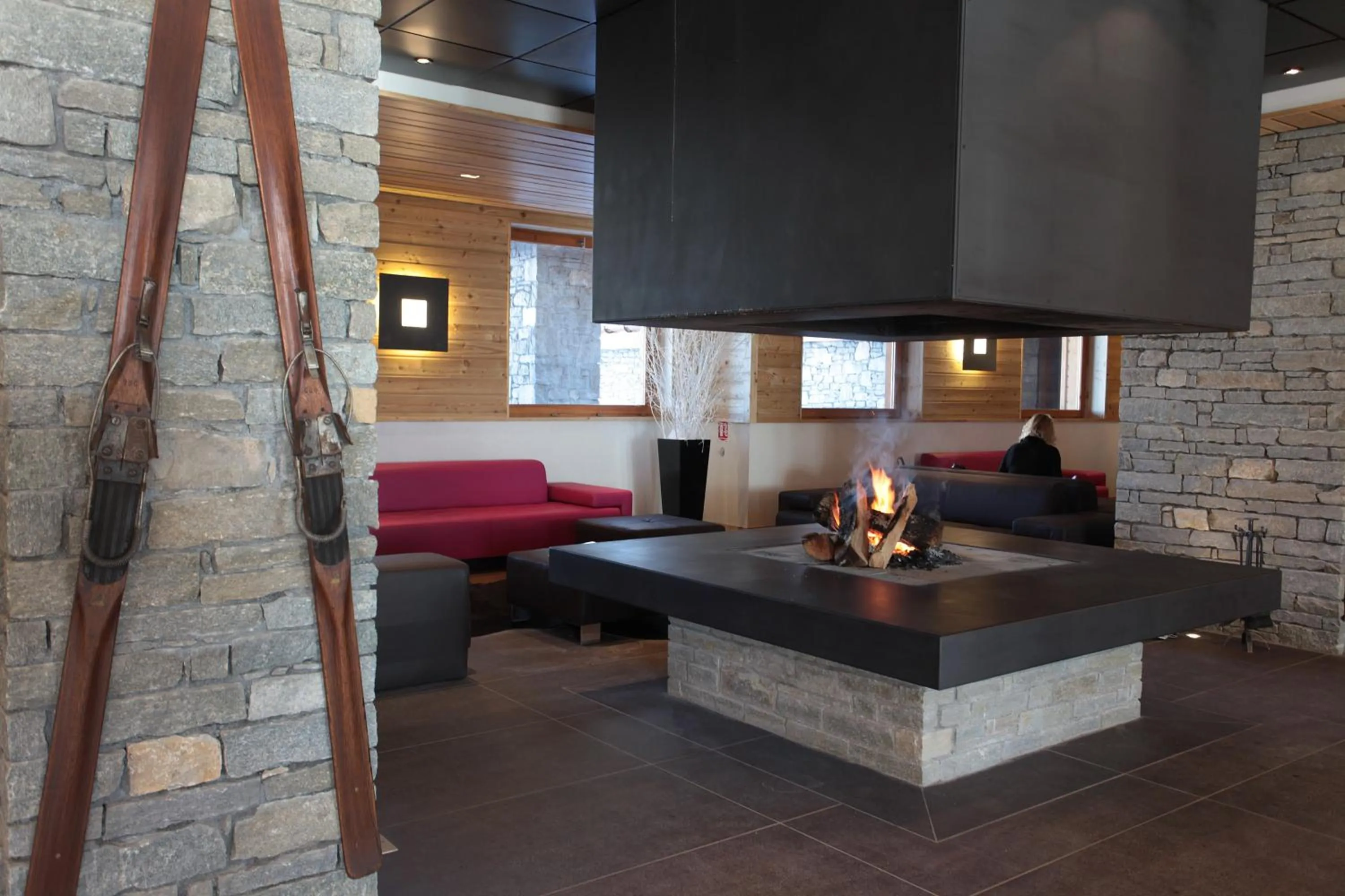Lobby or reception in Résidence Le Chalet du Mont Vallon