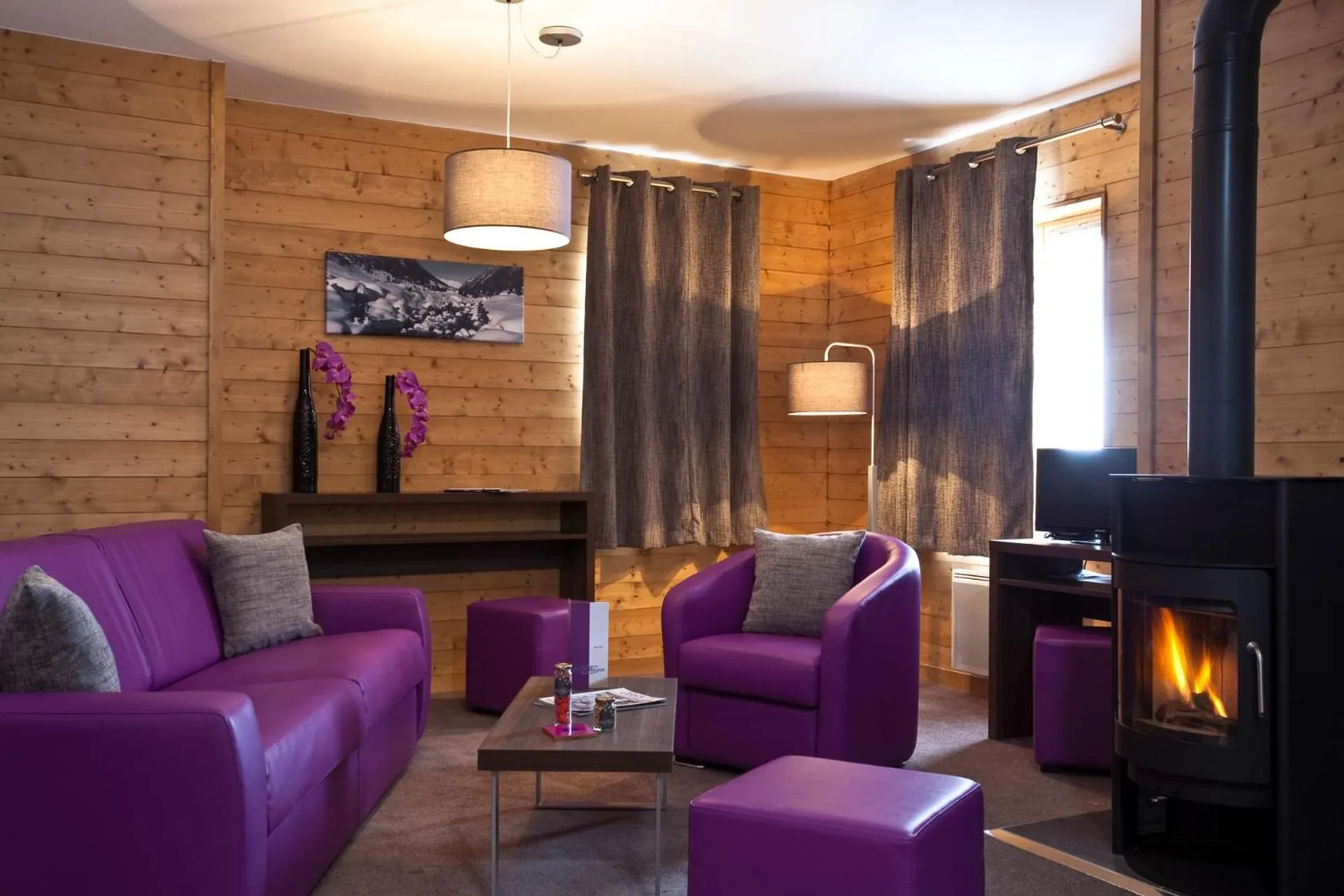 Living room in Résidence Le Chalet du Mont Vallon