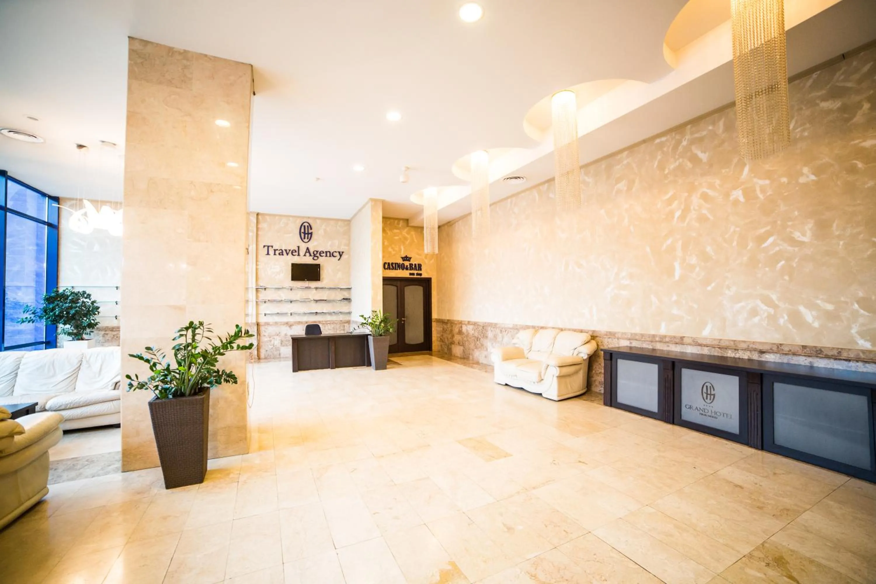 Lobby or reception in Grand Hotel