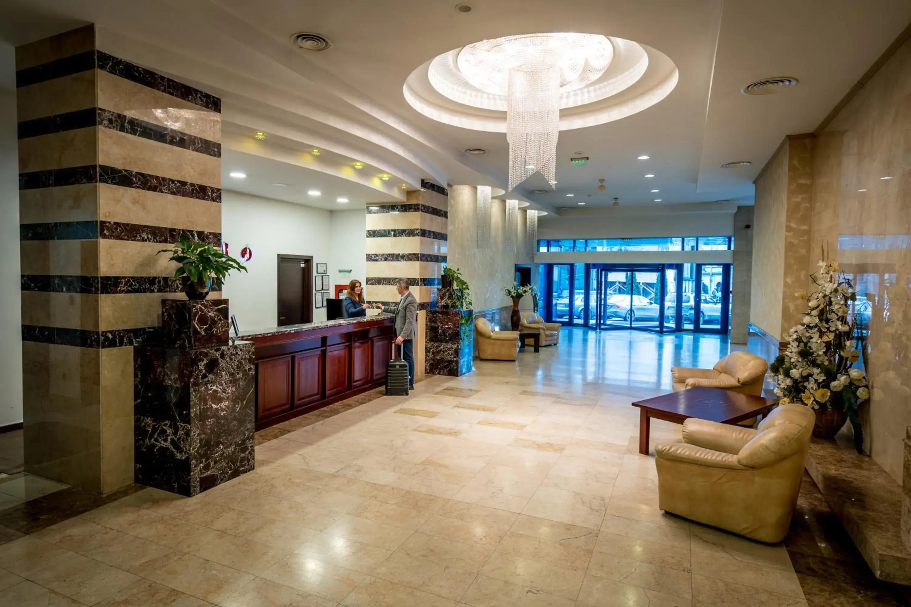 Lobby or reception in Grand Hotel Lobby or reception in Grand Hotel