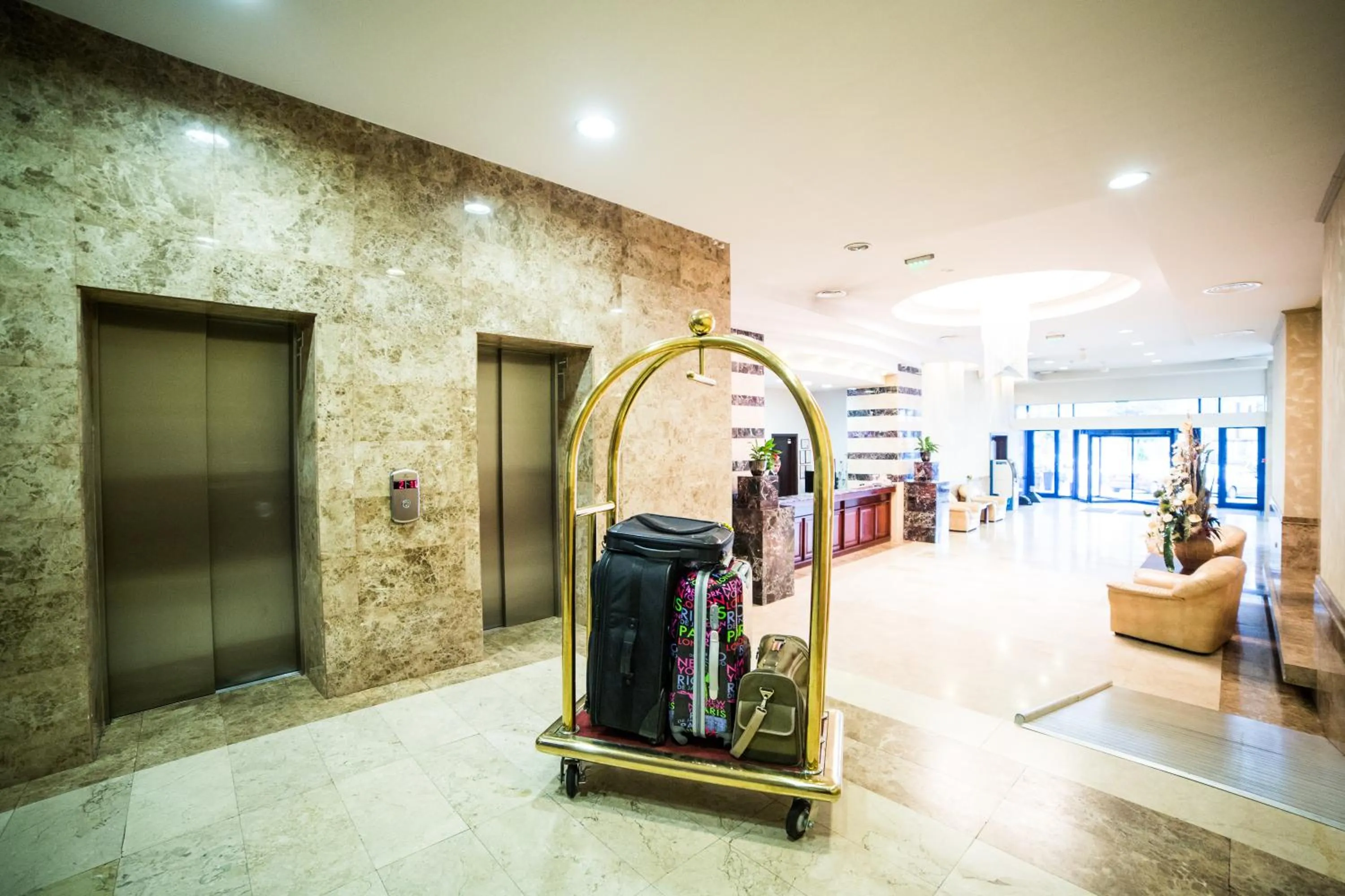 Lobby or reception in Grand Hotel