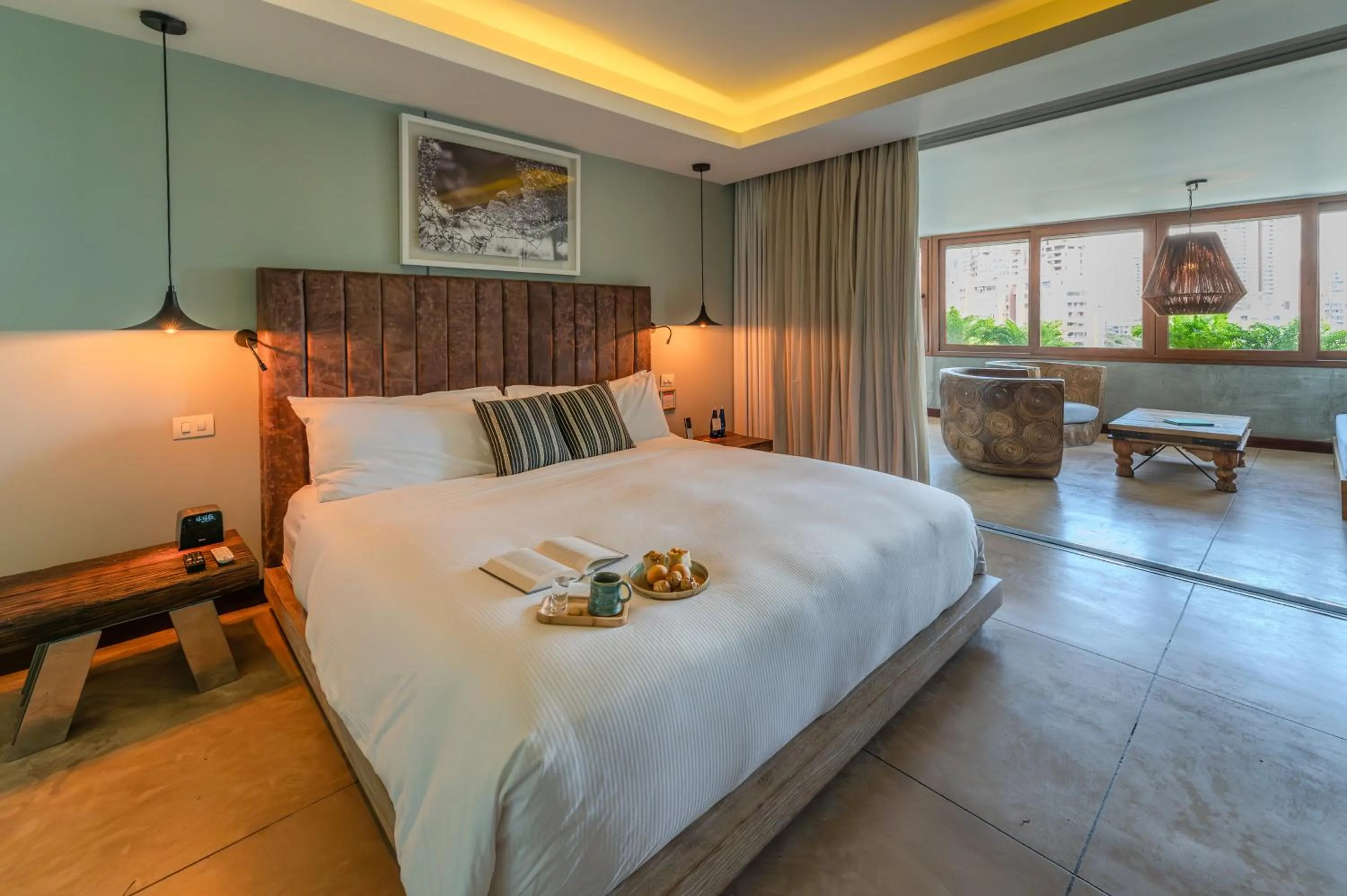 Bed in The Charlee Hotel