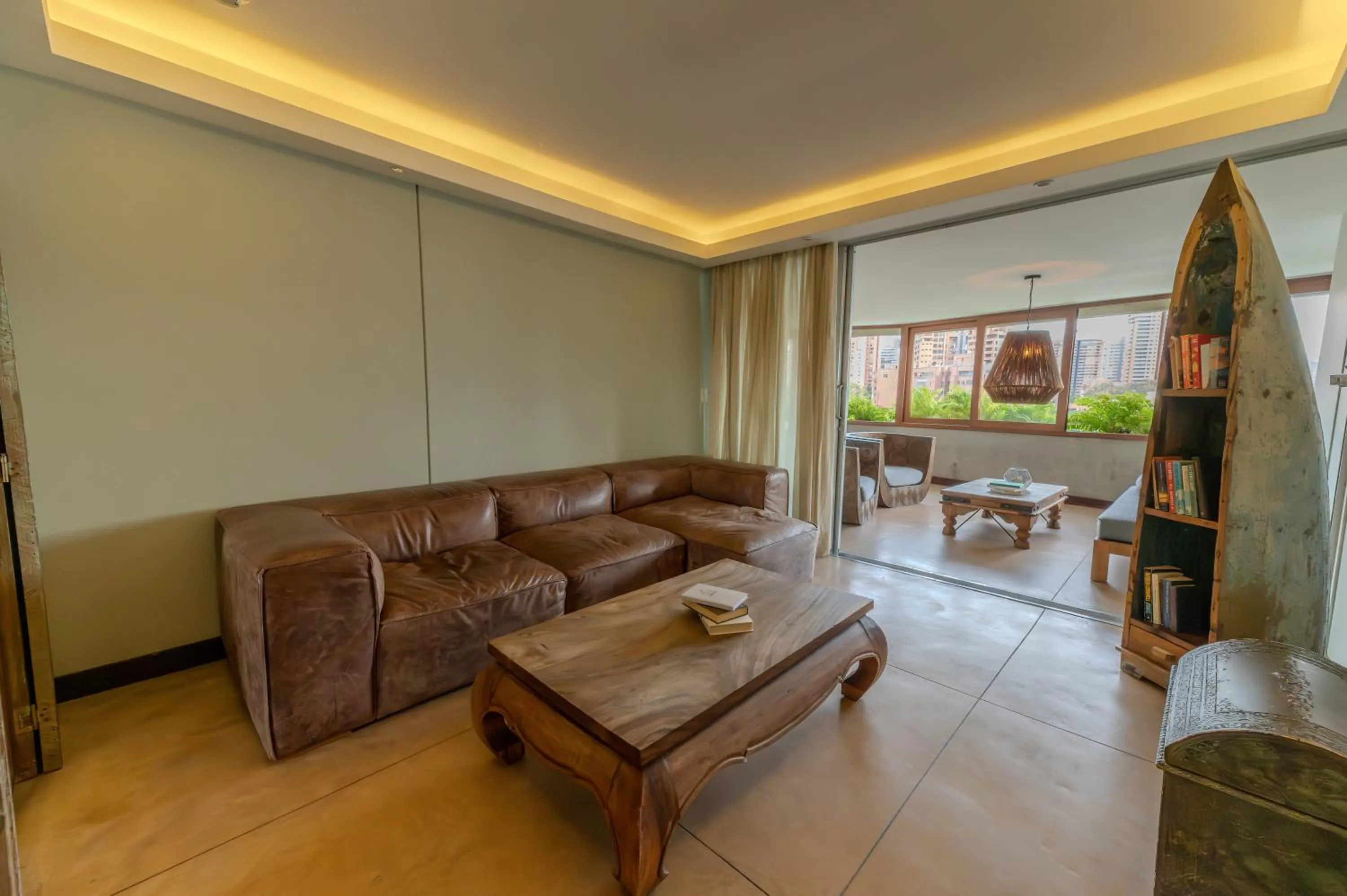 Living room in The Charlee Hotel