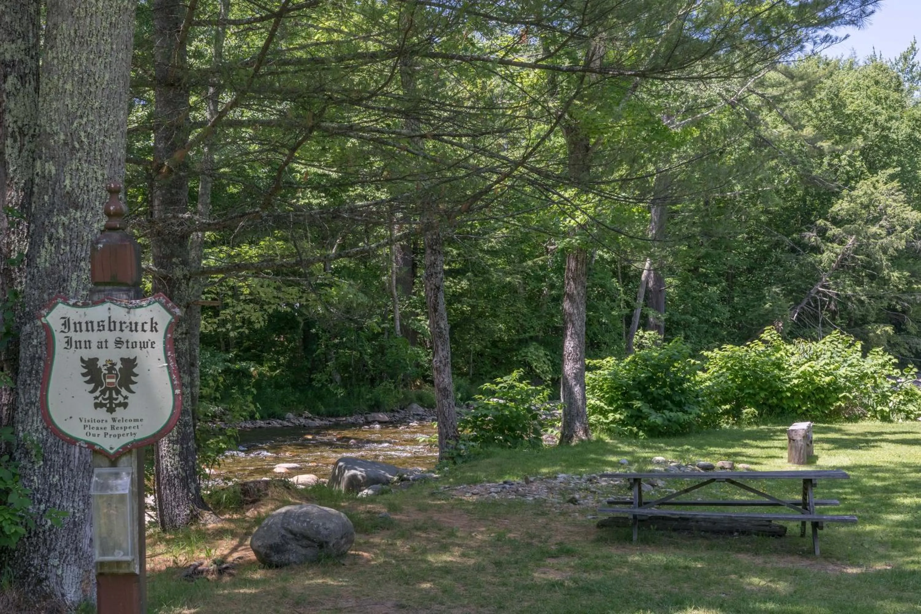 River view in Innsbruck Inn at Stowe