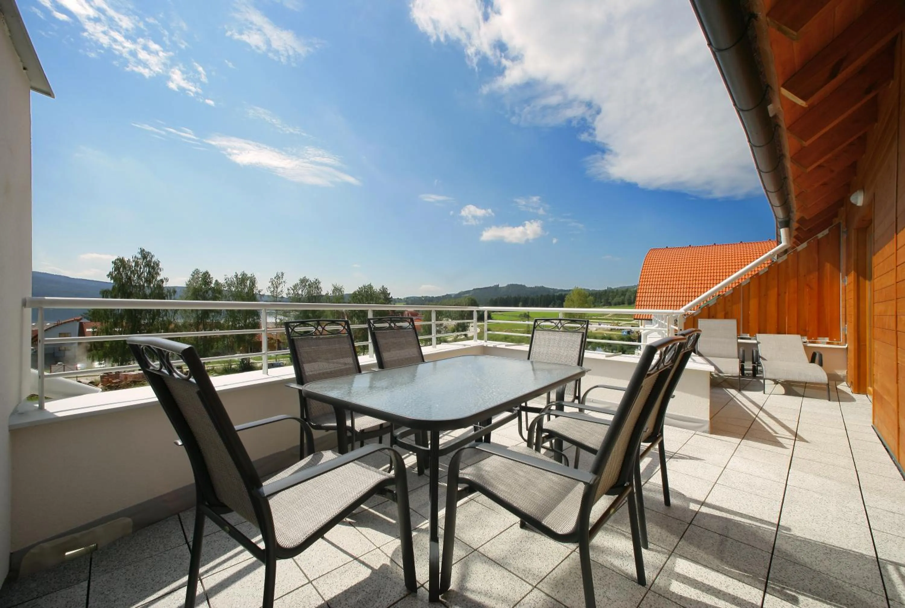Balcony/Terrace in Lipno Lake Resort