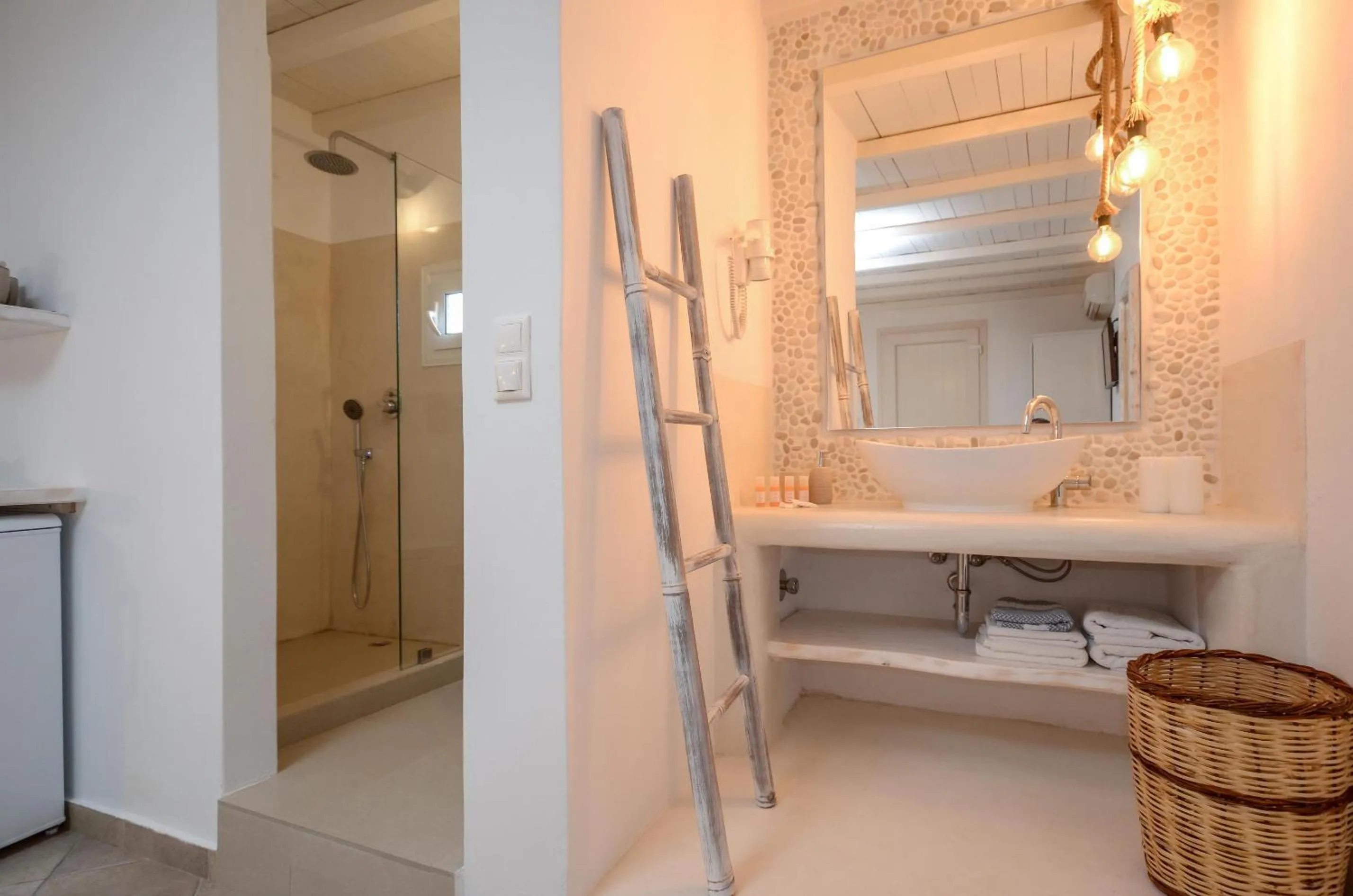 Shower in Blue Sky Summer