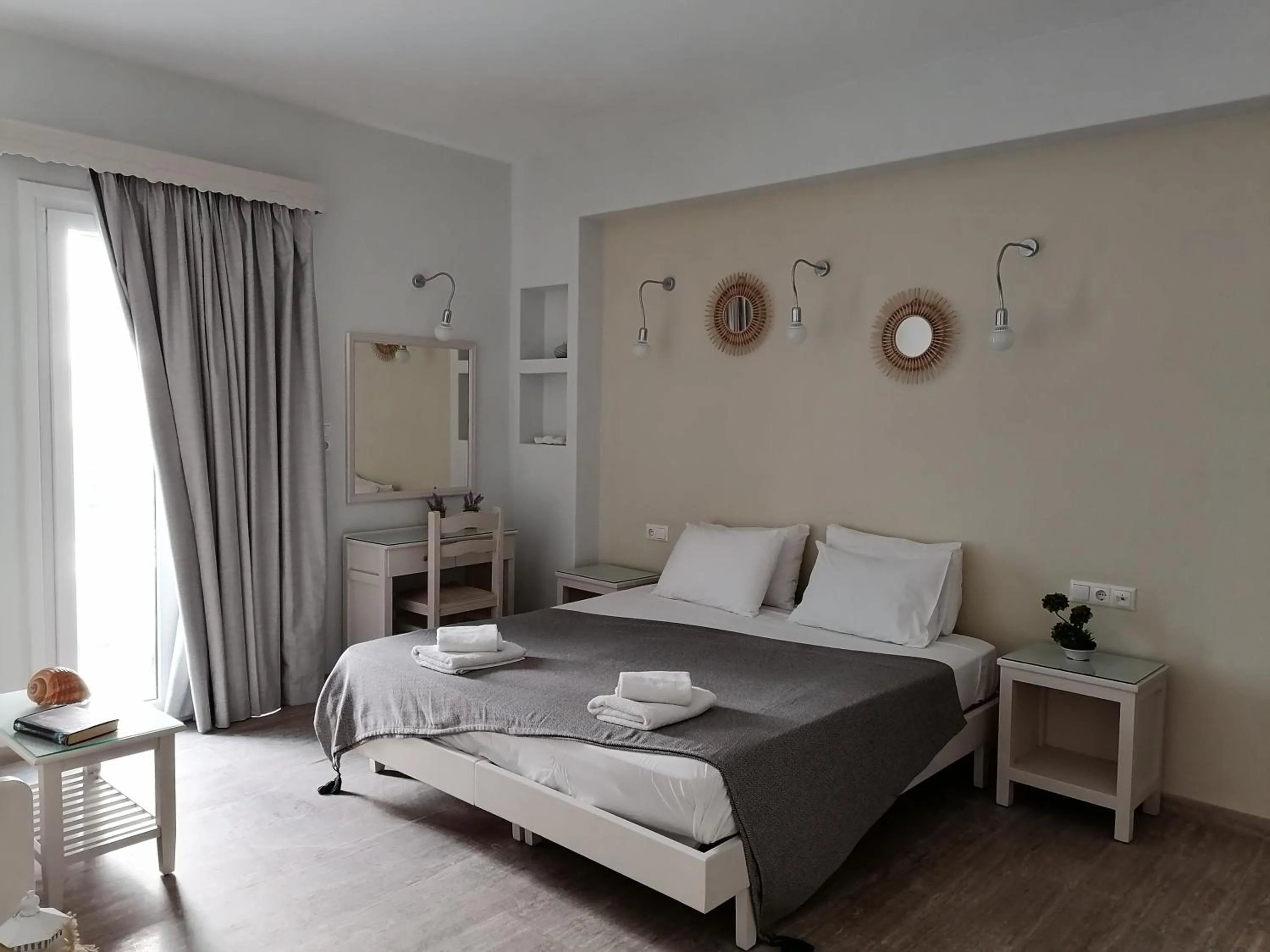 Bed in Blue Sky Summer