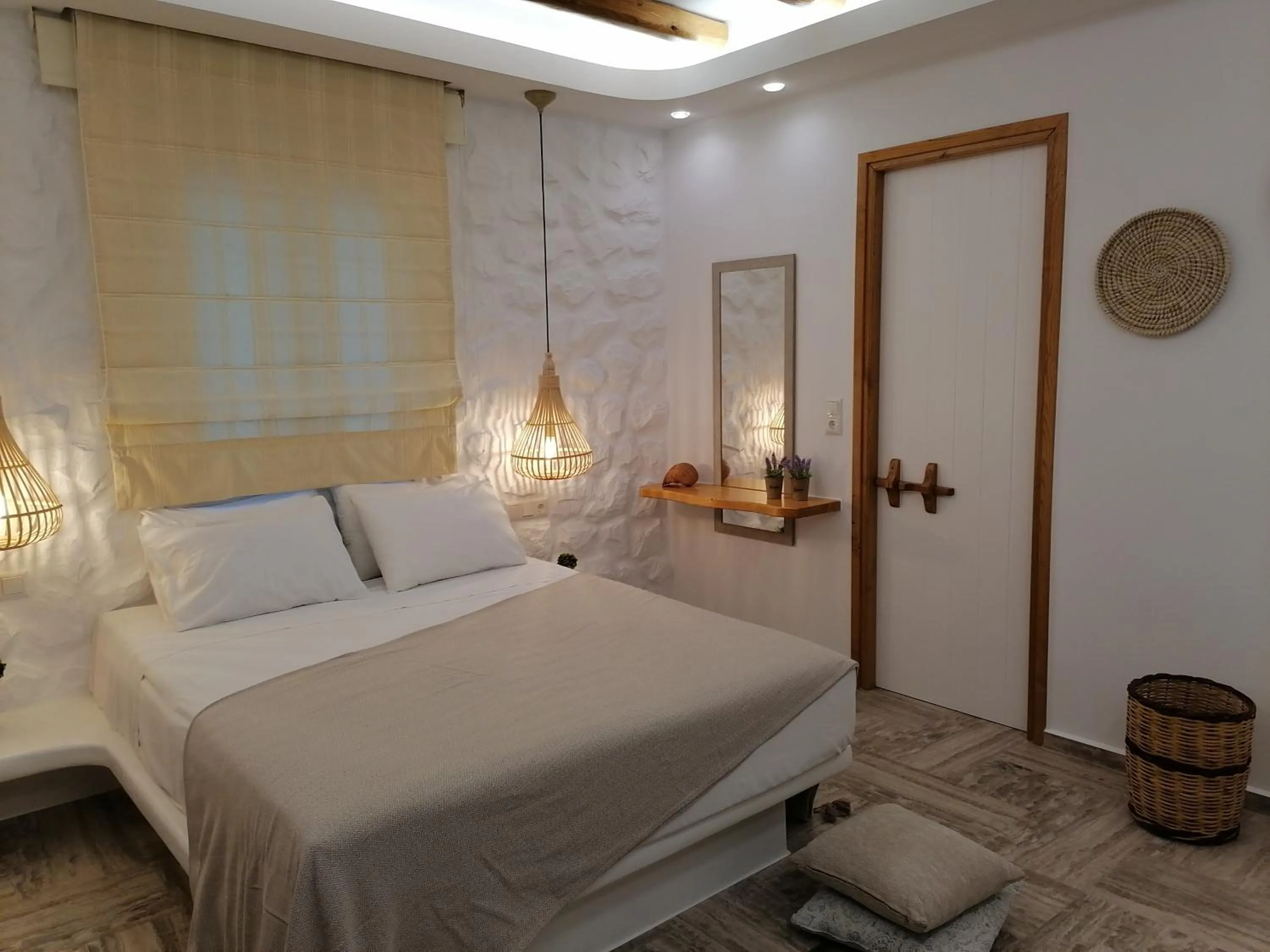 Bed in Blue Sky Summer